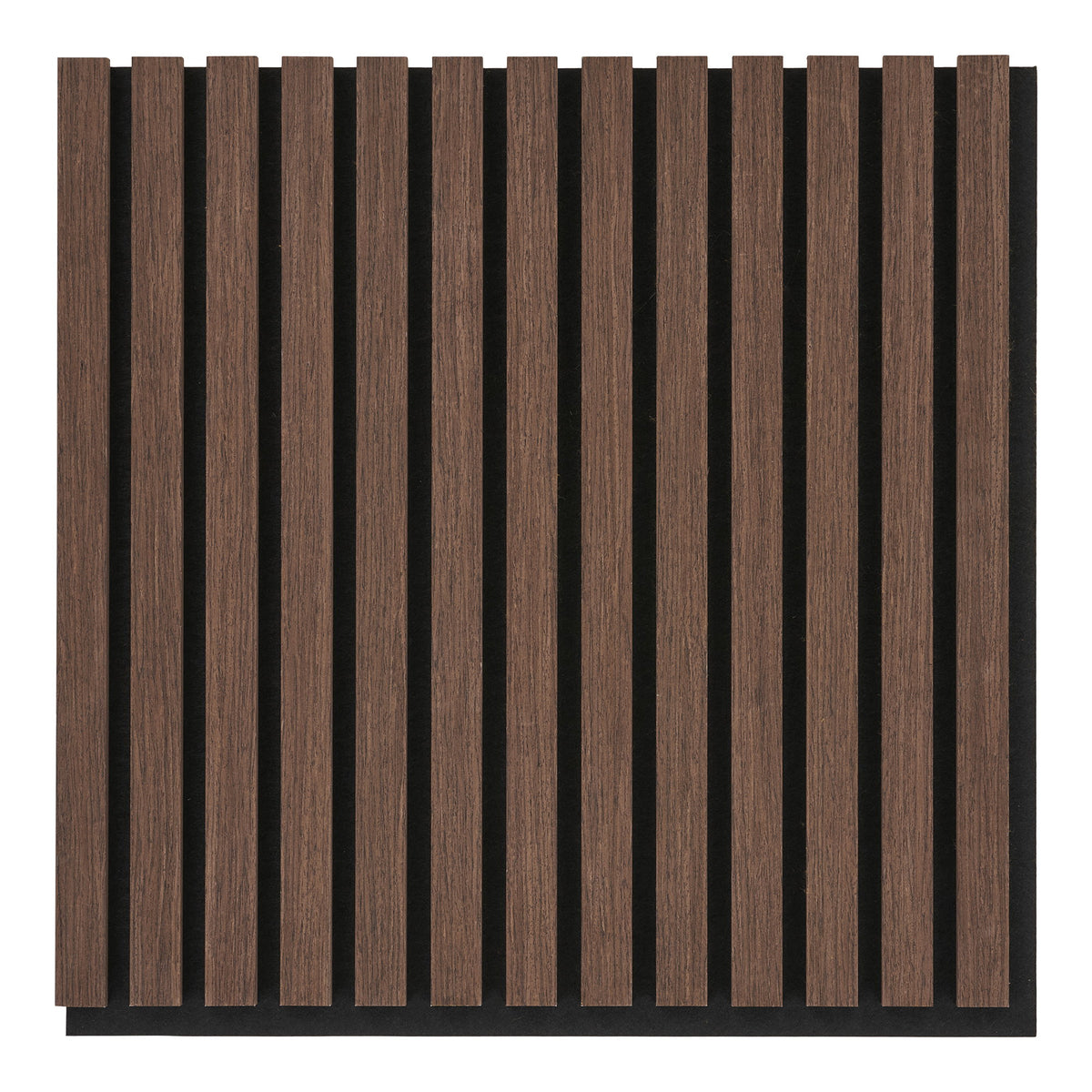 Akustikpaneele Bergen – Walnussfurnier, 52 × 52 cm, 2er-Set