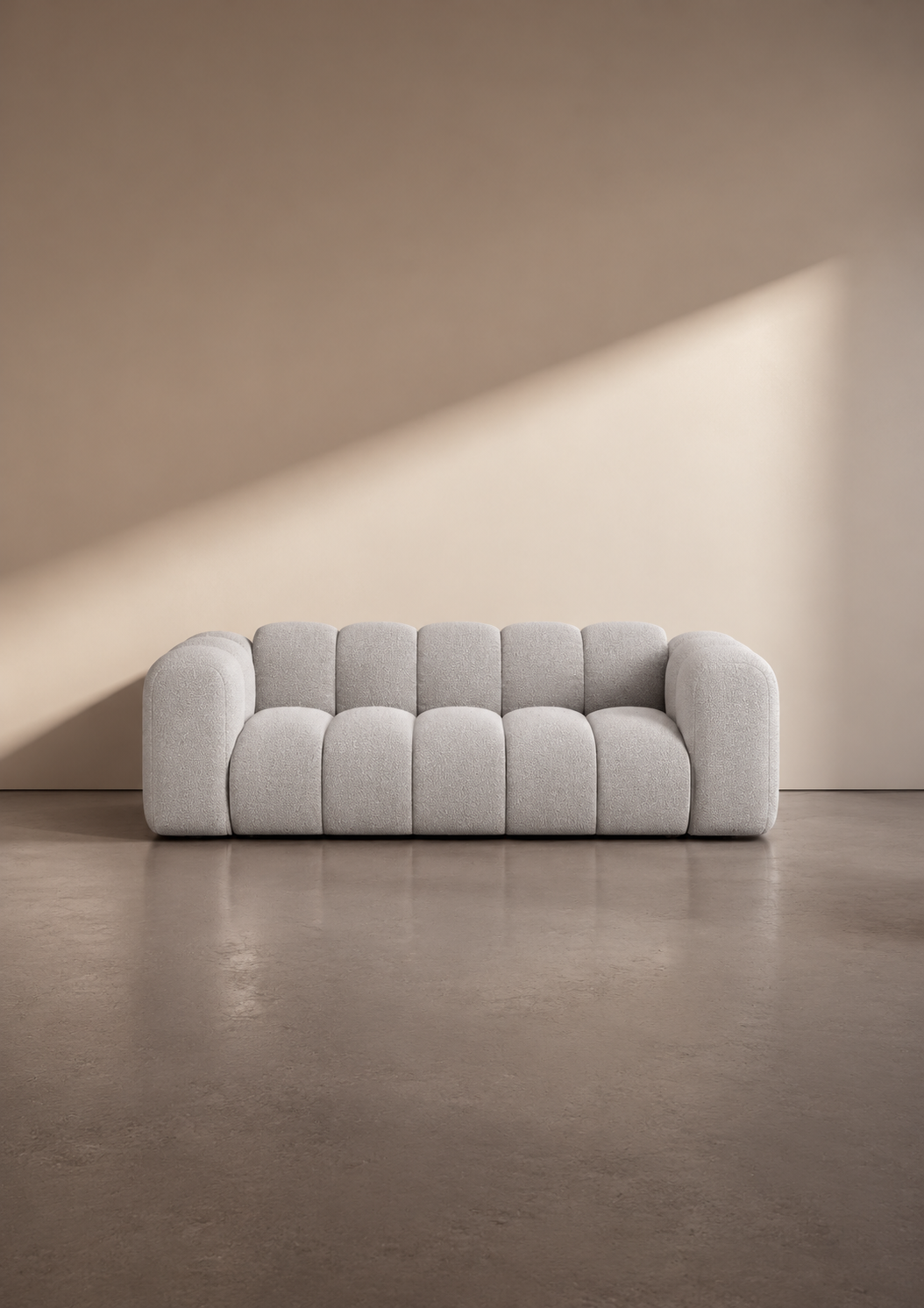 Grandé Modulsofa aus Bouclé (2-Sitzer), 200 cm