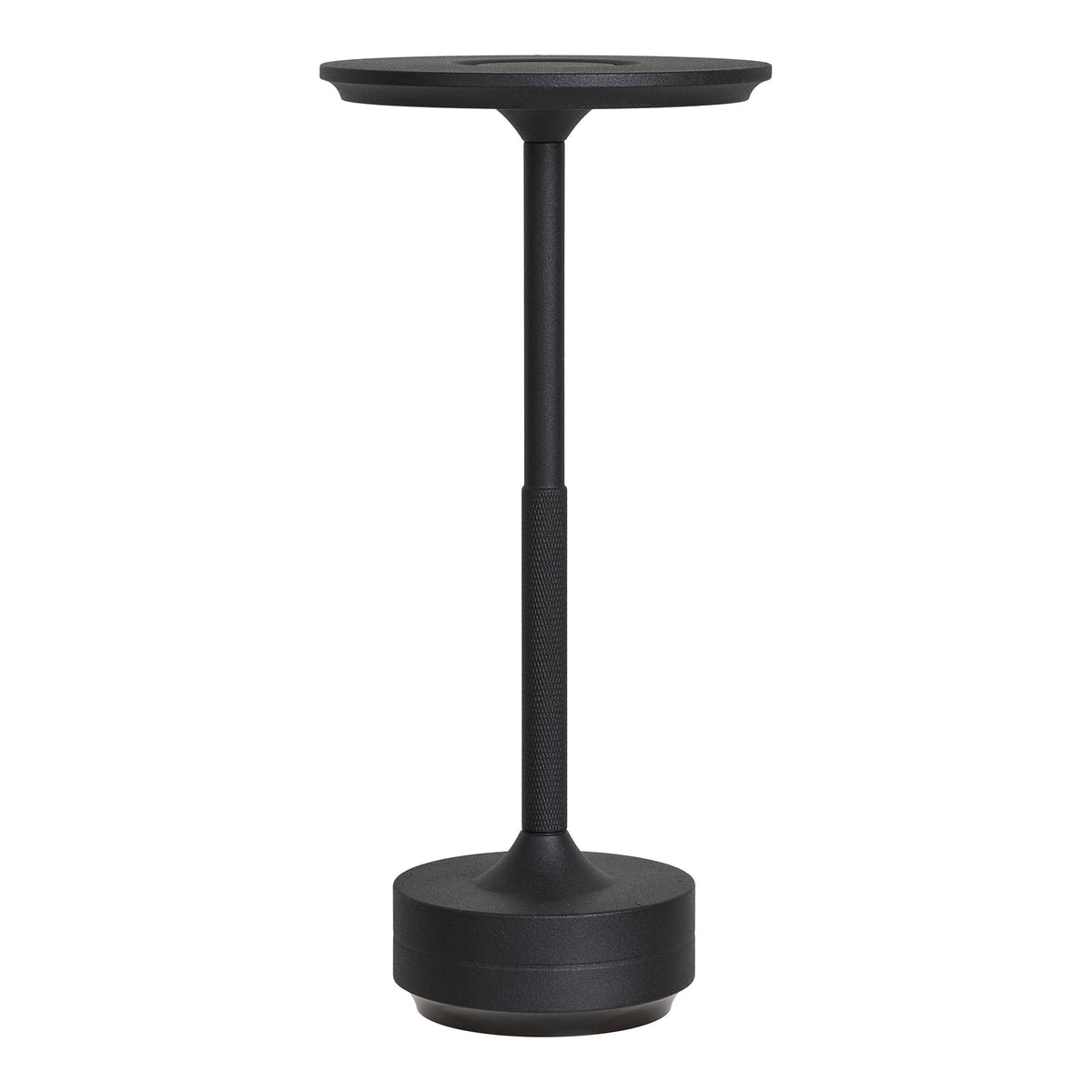 PolsterOase Möbel – Lyneham Akku, Tischlampe aus Aluminium, Schwarz