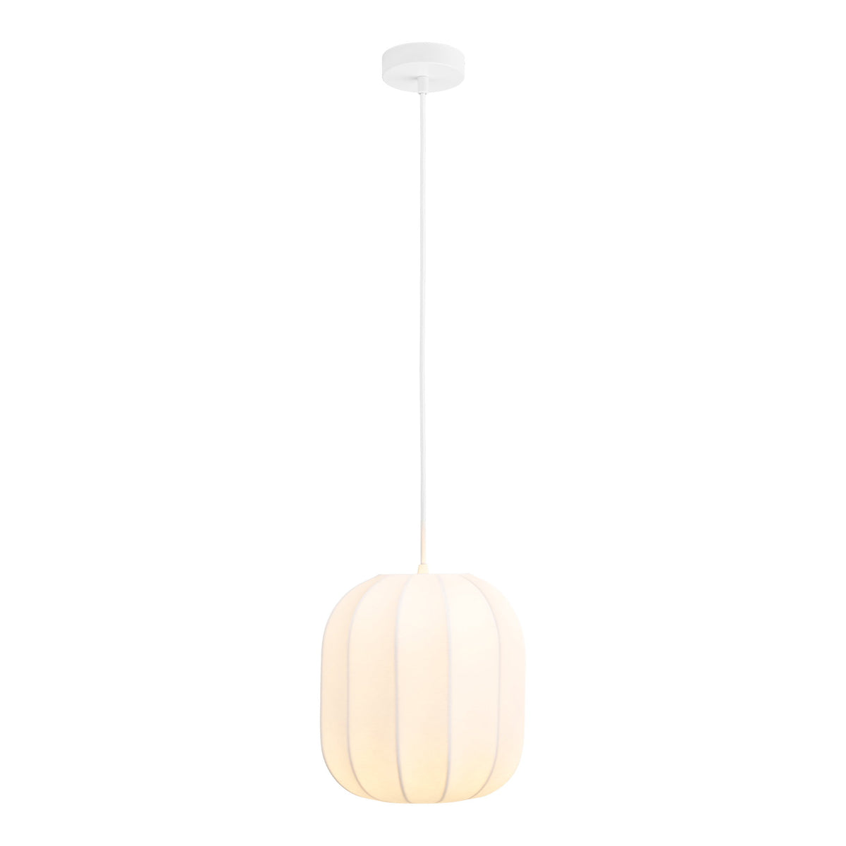 Coventry Pendelleuchte – Weiß, Ø 25 cm, H 26 cm