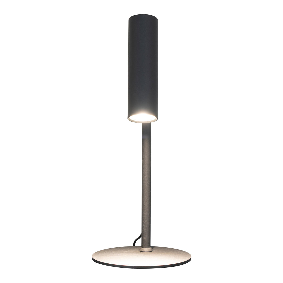 Paris Tischlampe aus Metall, Schwarz