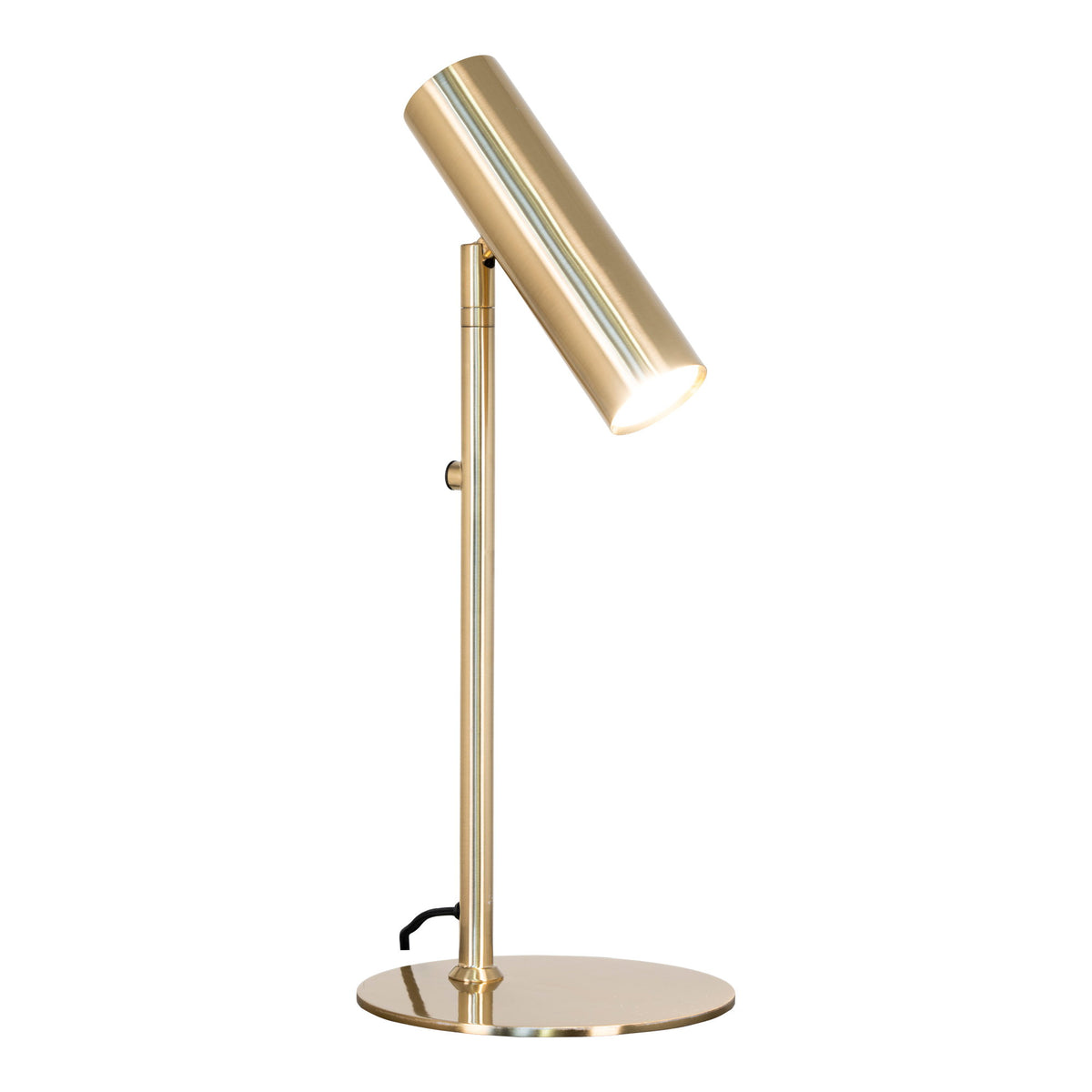 Paris Tischlampe – Stahl in Messingoptik, 47 cm