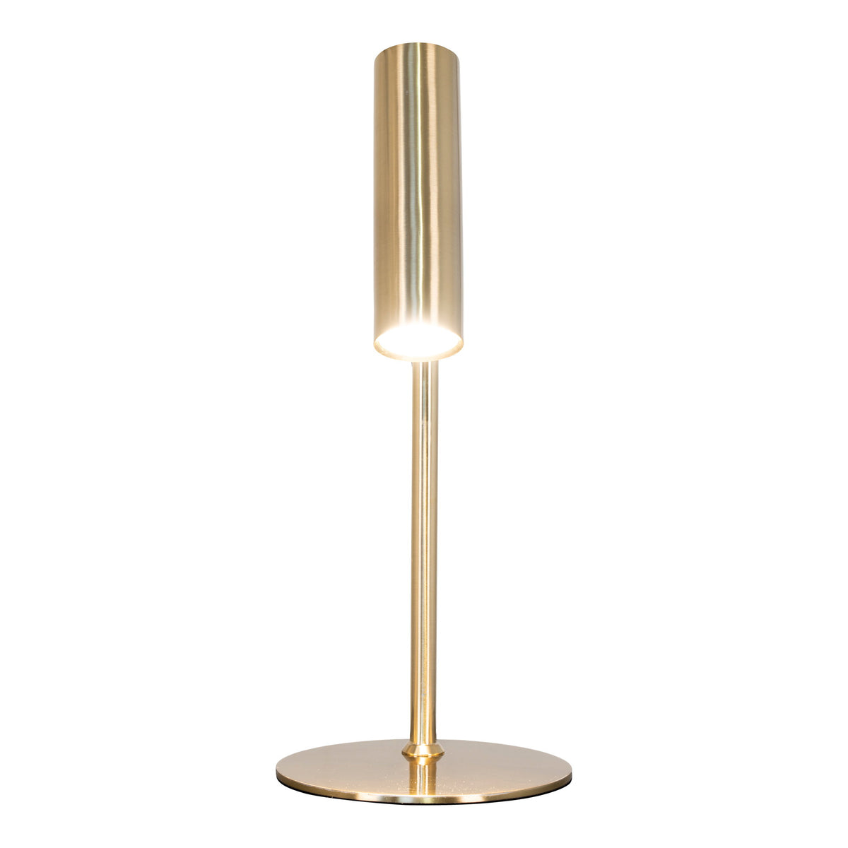 Paris Tischlampe – Stahl in Messingoptik, 47 cm