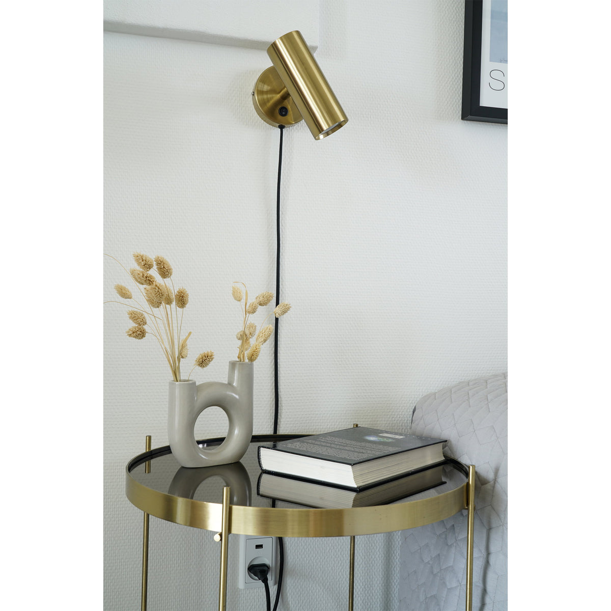 Paris Wandleuchte – Metall, Messing