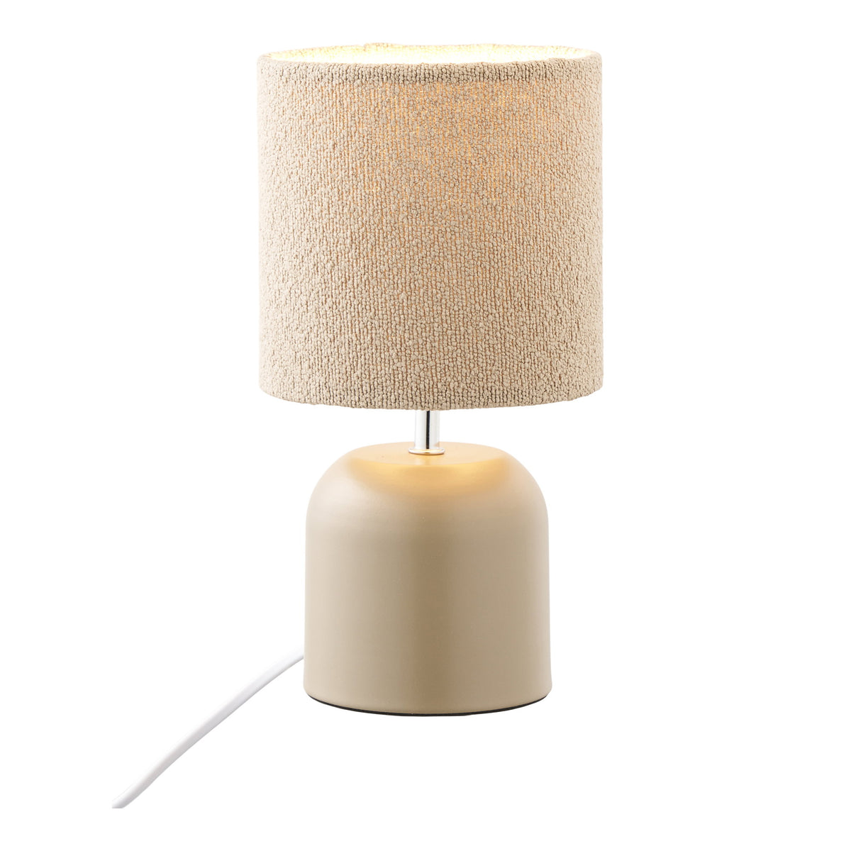 Morley Tischlampe – Metall, grau