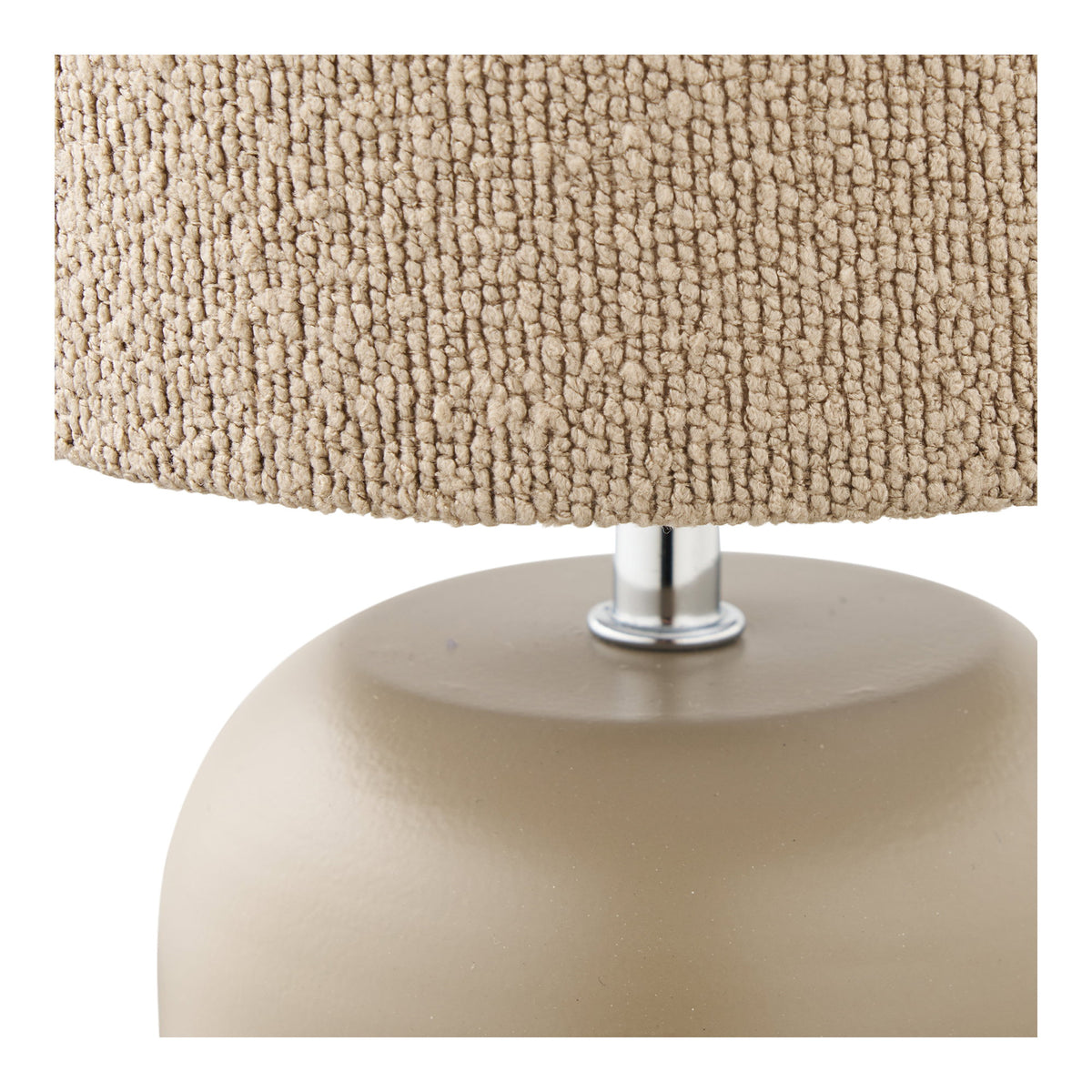 Morley Tischlampe – Metall, grau
