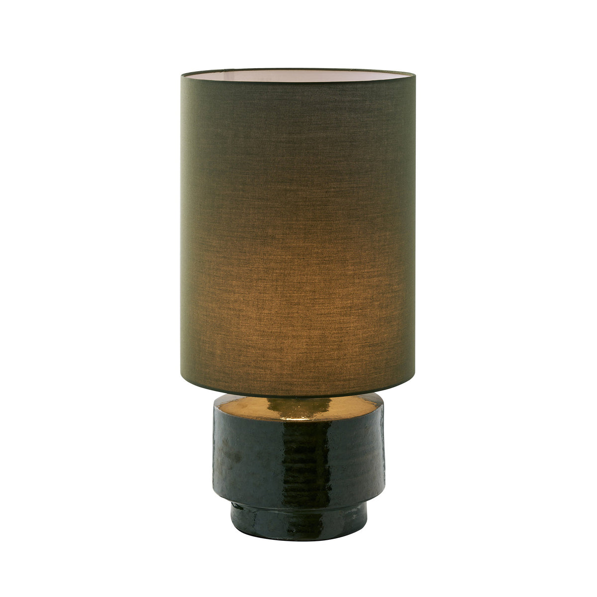 Sibsey Tischlampe – Steinzeug, grün