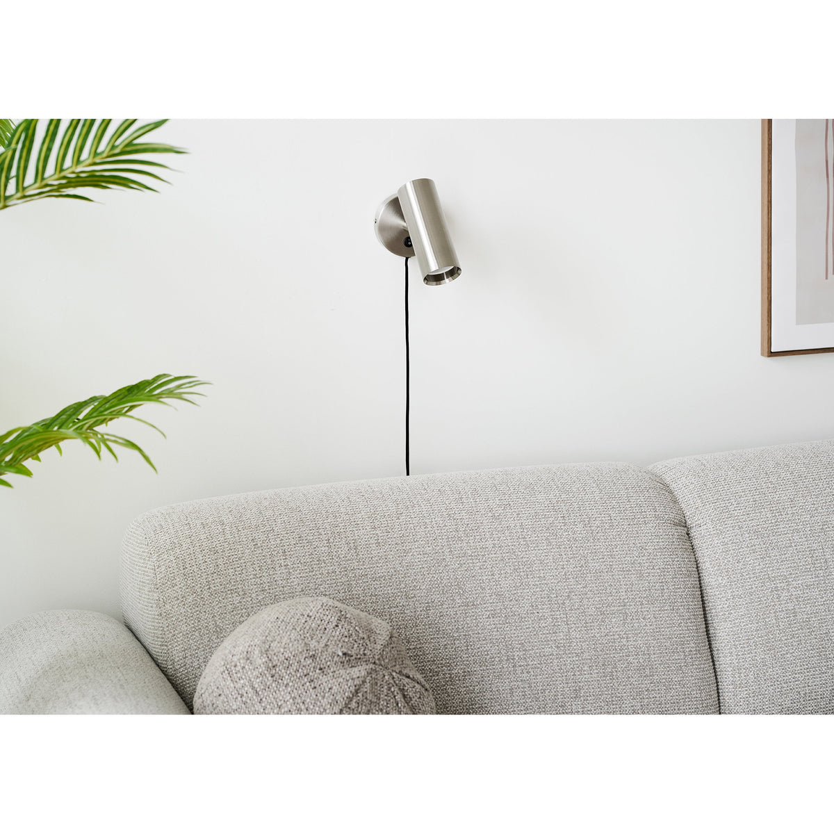 Paris Wandleuchte – Metall, silber