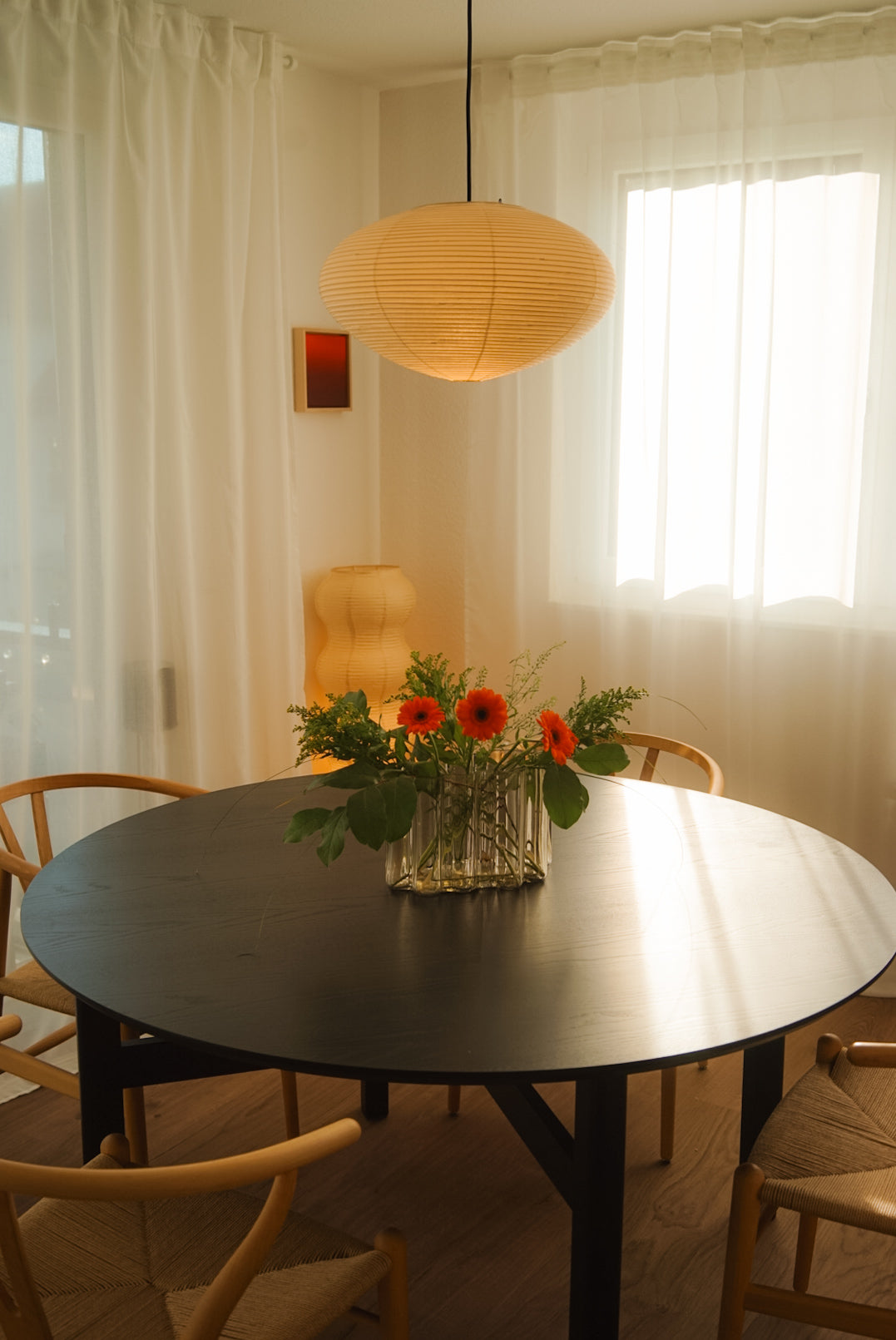 PolsterOase Möbel – Umber Vase aus mundgeblasenem Glas, Bernstein – Ansicht 12