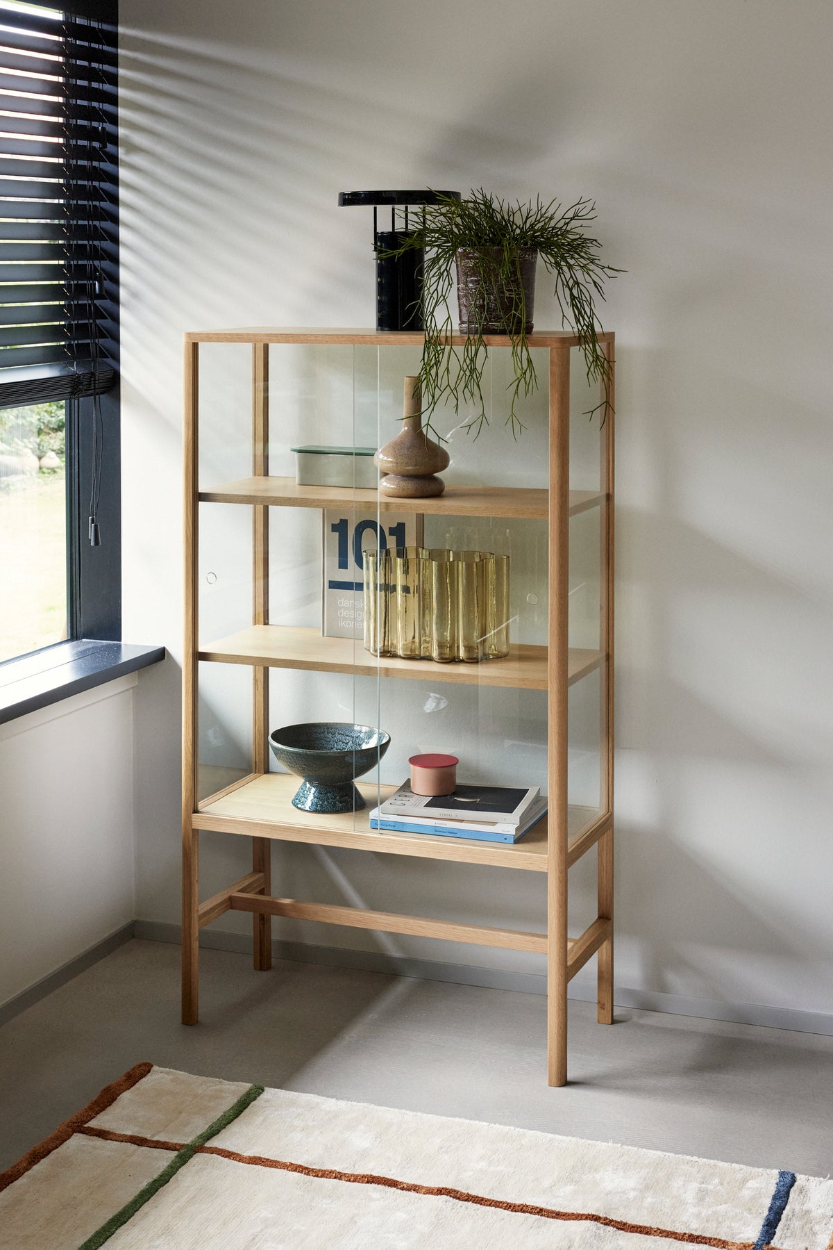 PolsterOase Möbel – Umber Vase aus mundgeblasenem Glas, Bernstein – Ansicht 6
