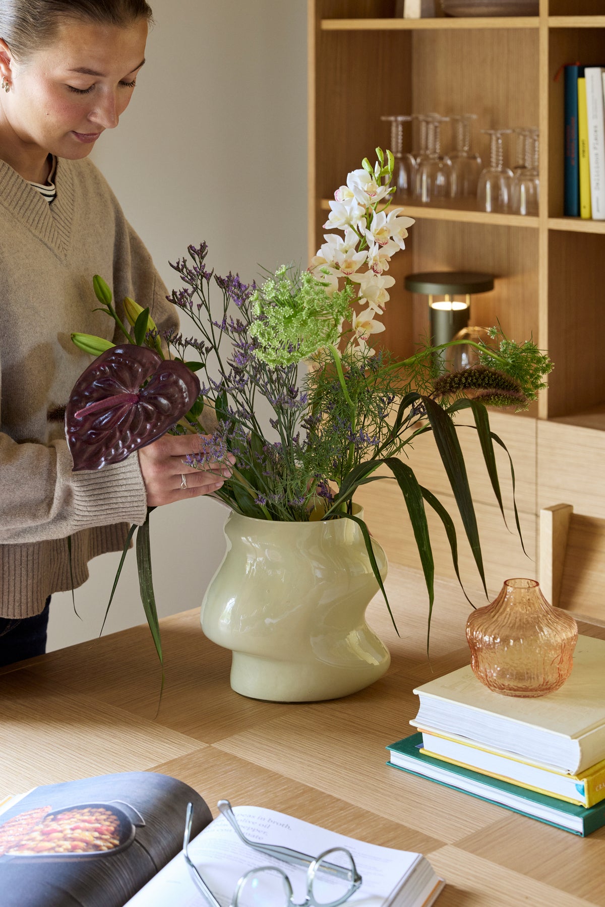 Lote Vase, Sandfarben