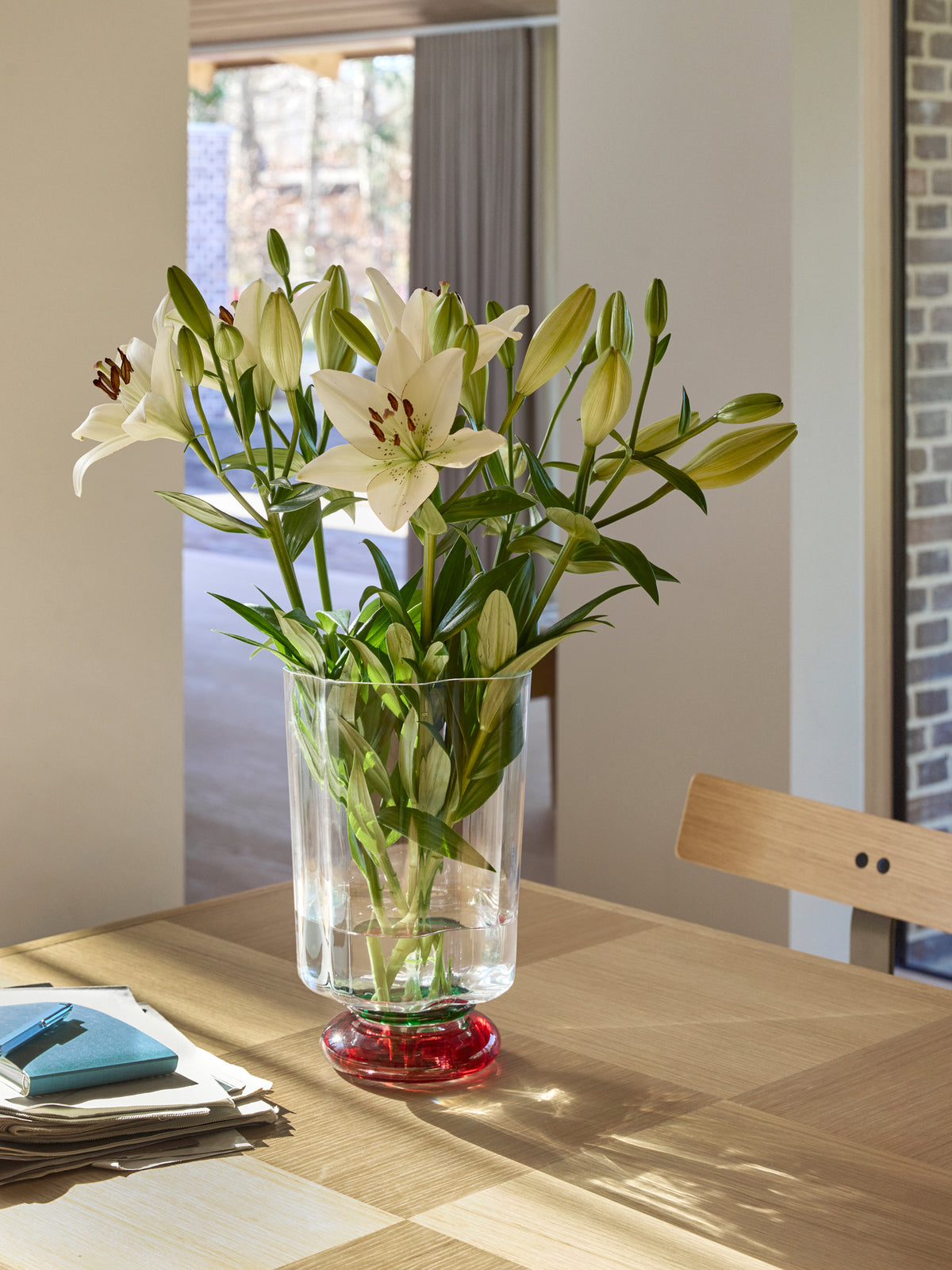PolsterOase Möbel – Verre Vase aus mundgeblasenem Glas – Ansicht 3
