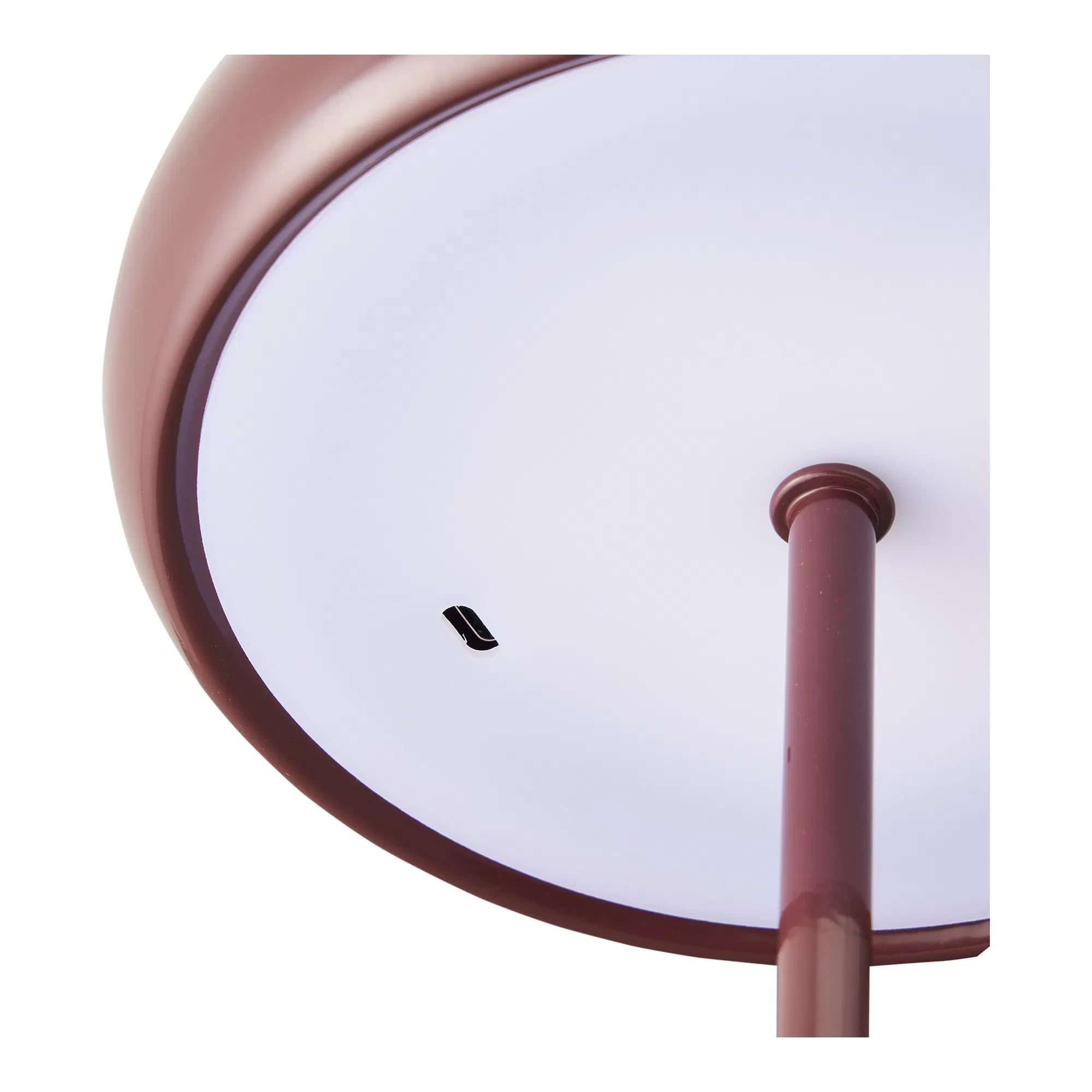 Akku Tischlampe Bordeaux Ø16 cm – Kabellose LED Lampe im skandinavischen Design