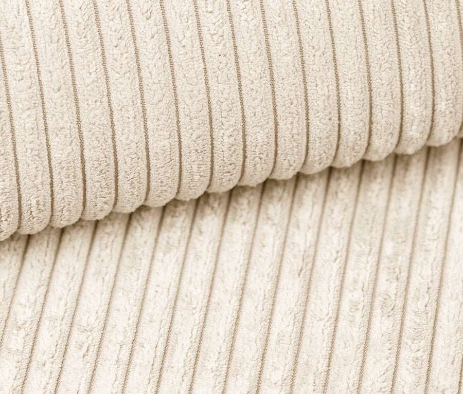 2 Sitzer mit Spinfunktion in Cord Creme - POLSTEROASE