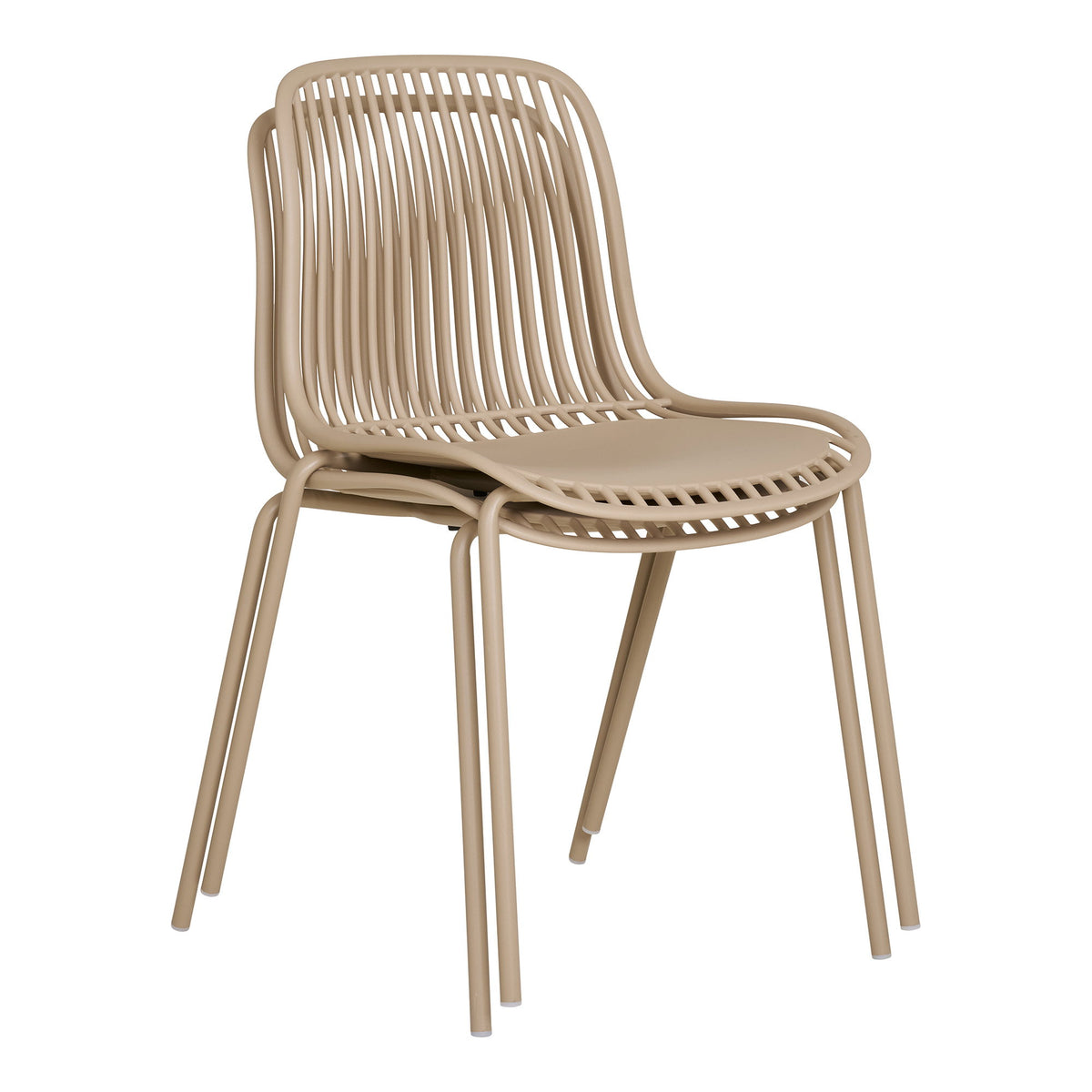 Branson Esszimmerstühle, Sand, 4er-Set