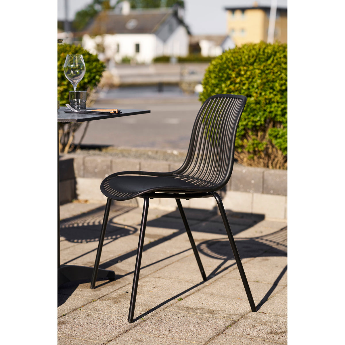 Branson Esszimmerstühle, Schwarz, 4er-Set