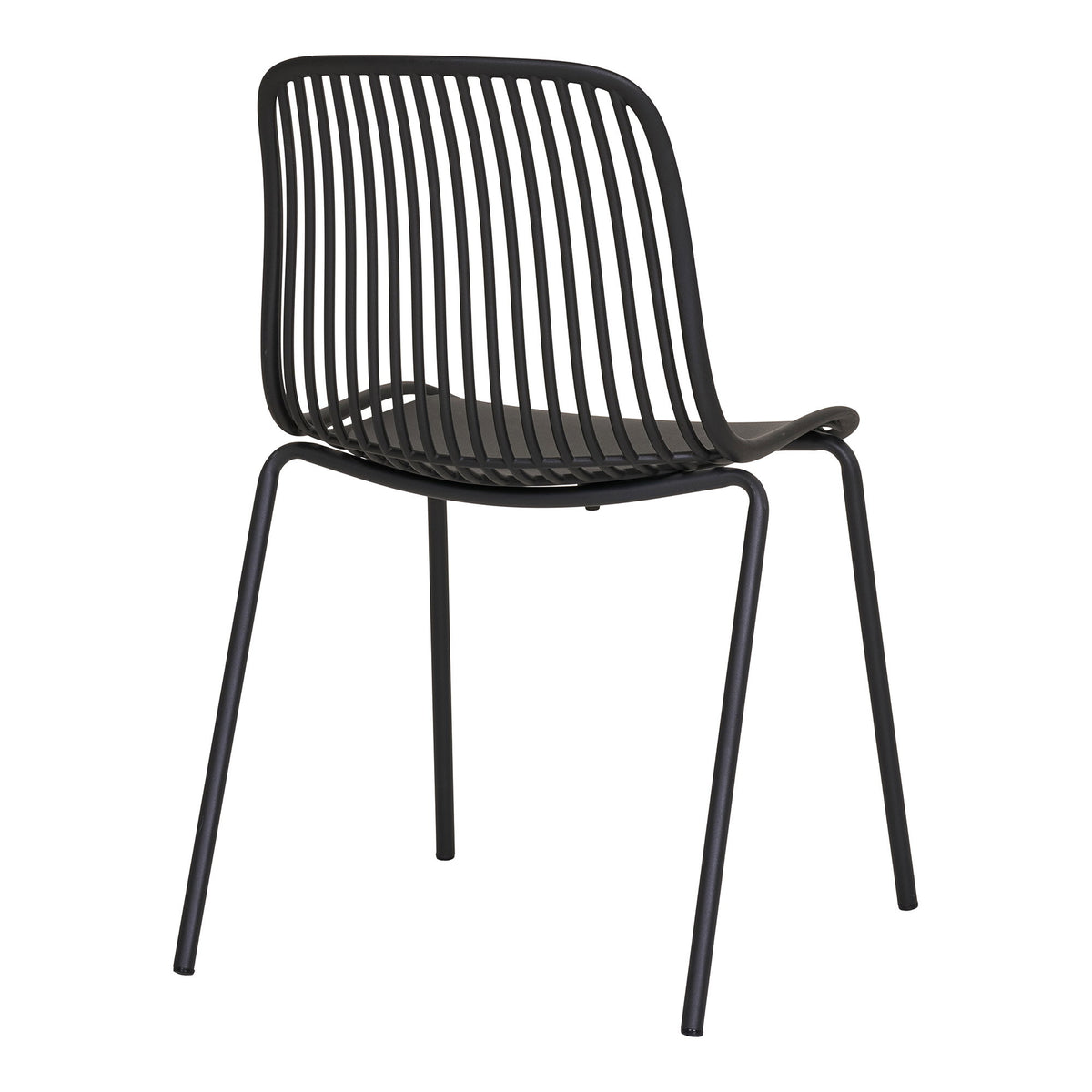 Branson Esszimmerstühle, Schwarz, 4er-Set
