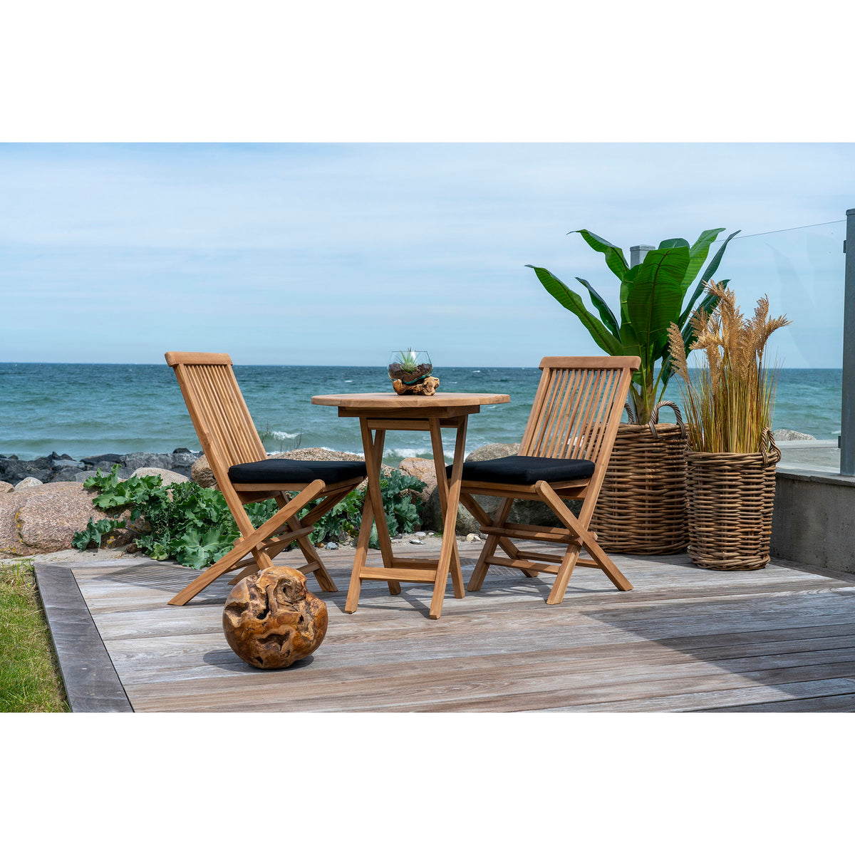 Gartenstuhl Toledo – Teak, natur (2er-Set)