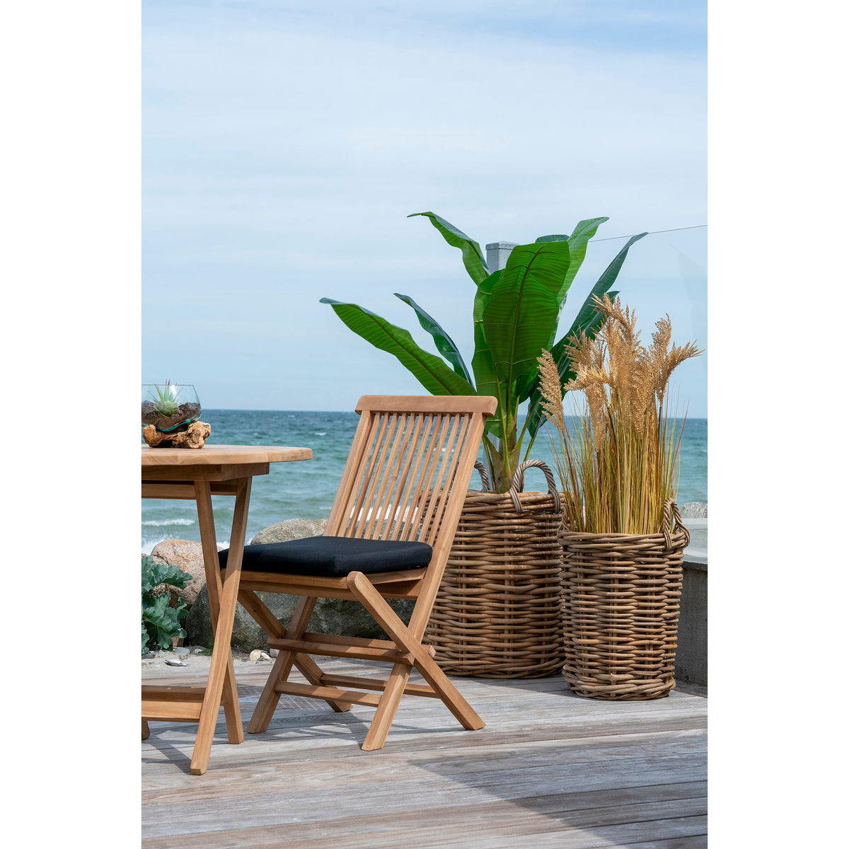 Gartenstuhl Toledo – Teak, natur (2er-Set)