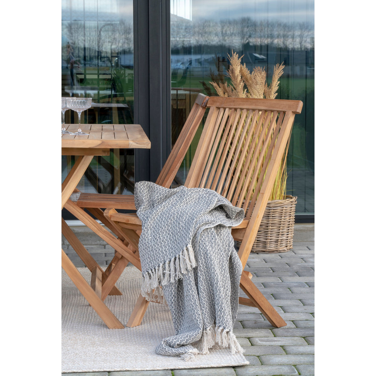 Gartenstuhl Toledo – Teak, natur (2er-Set)