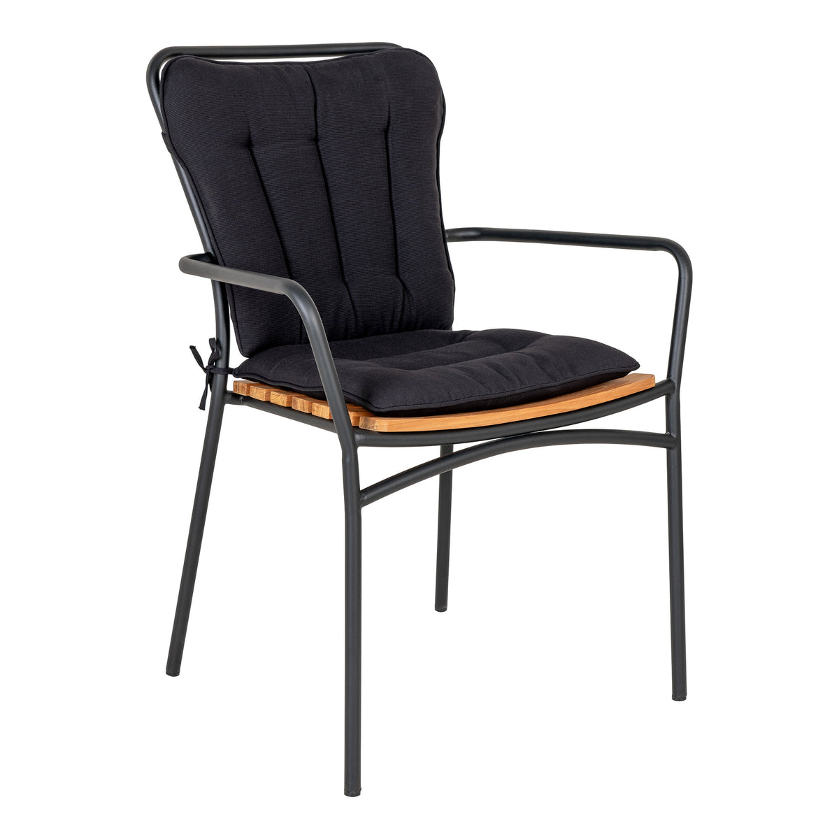 Cleveland Sitzkissen, Schwarz, 4er-Set