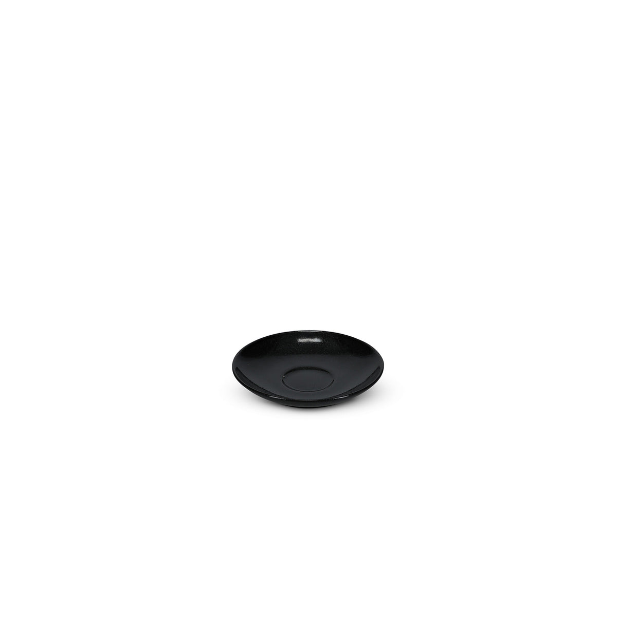 bonbistro Mokka-Untertasse 12 cm schwarz Ovio – 6er-Set – Produktansicht 2