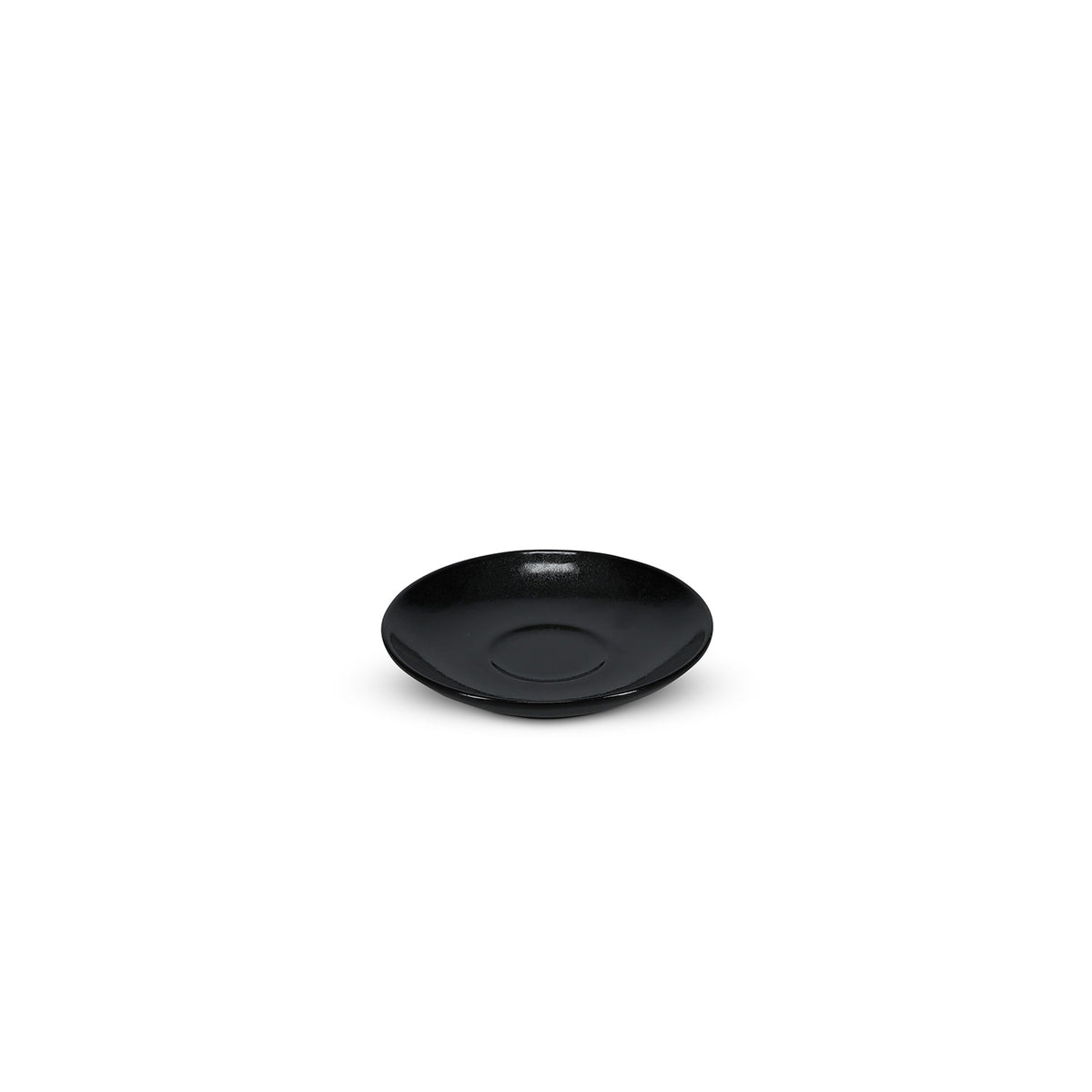 Untertasse 14 cm schwarz Ovio – 6er-Set
