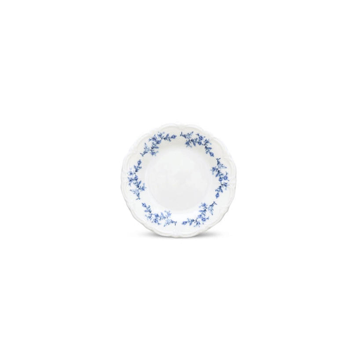 bonbistro Teller 16 cm, blaues Blumenmuster, Retro – 6er-Set – Produktansicht 1