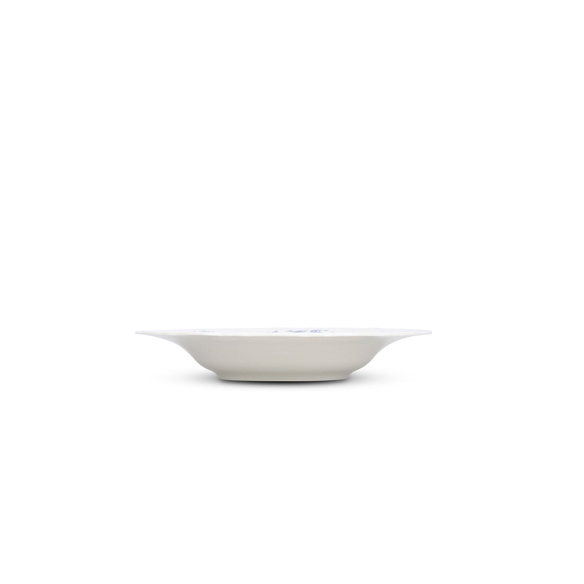 bonbistro Tiefer Teller 23,5/14xH4 cm, blaues Blumenmuster, Retro – 6er-Set – Produktansicht 4