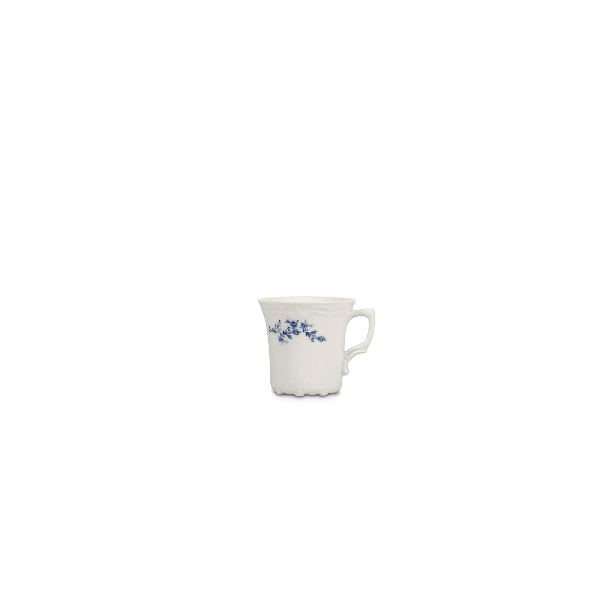 bonbistro Tasse 20 cl, blaues Blumenmuster, Retro – 6er-Set – Produktansicht 1