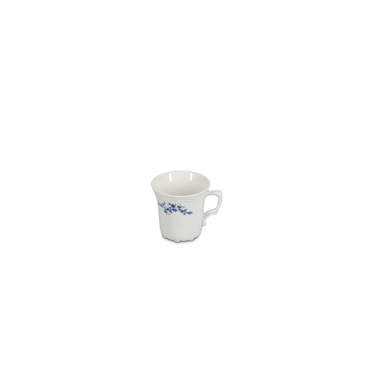 bonbistro Tasse 20 cl, blaues Blumenmuster, Retro – 6er-Set – Produktansicht 3