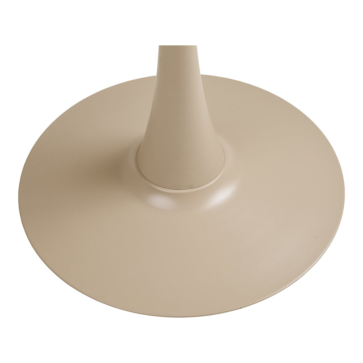 PolsterOase Möbel – Meira Bistrotisch aus Stahl, Taupe, Ø 60 cm – Ansicht 3