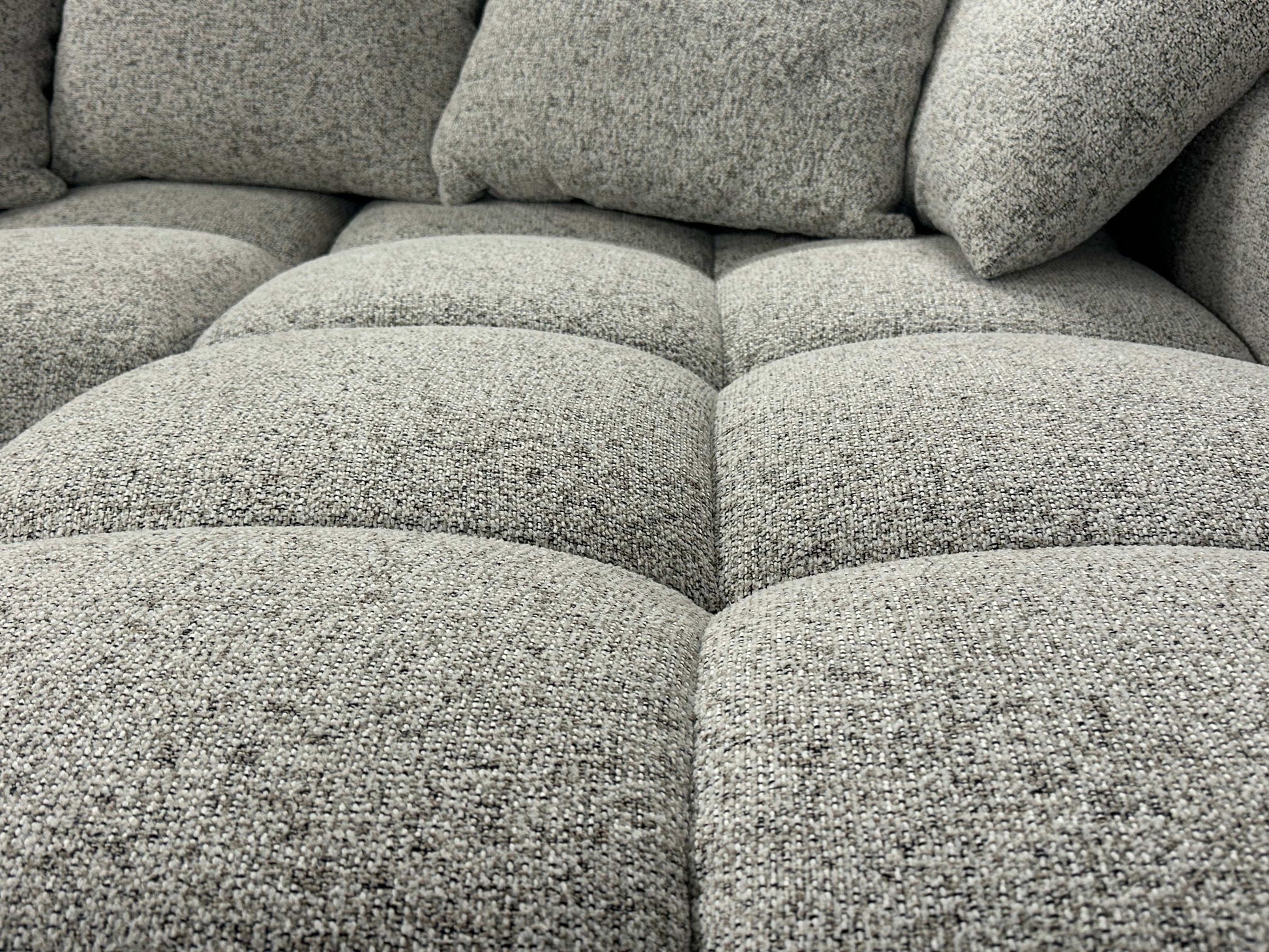 Bubble Sofa mit Schlaffunktion in Webstoff Natur