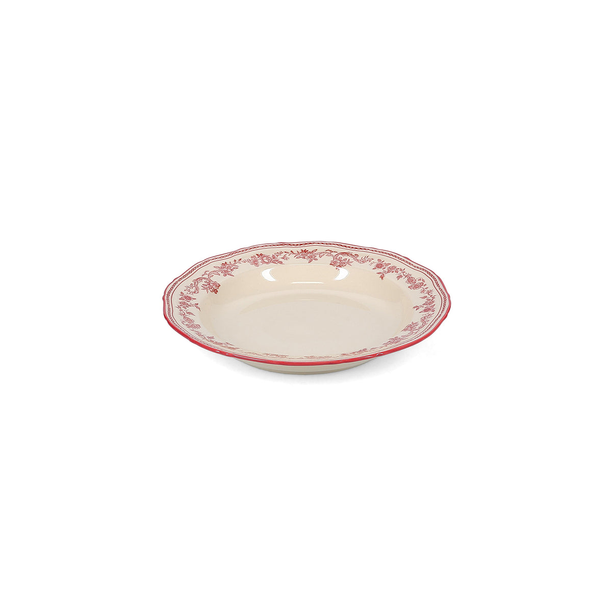 S|P Collection Tiefer Teller 23/17 x H4 cm, burgunderrot, Cyril – 4er-Set – Produktansicht 1