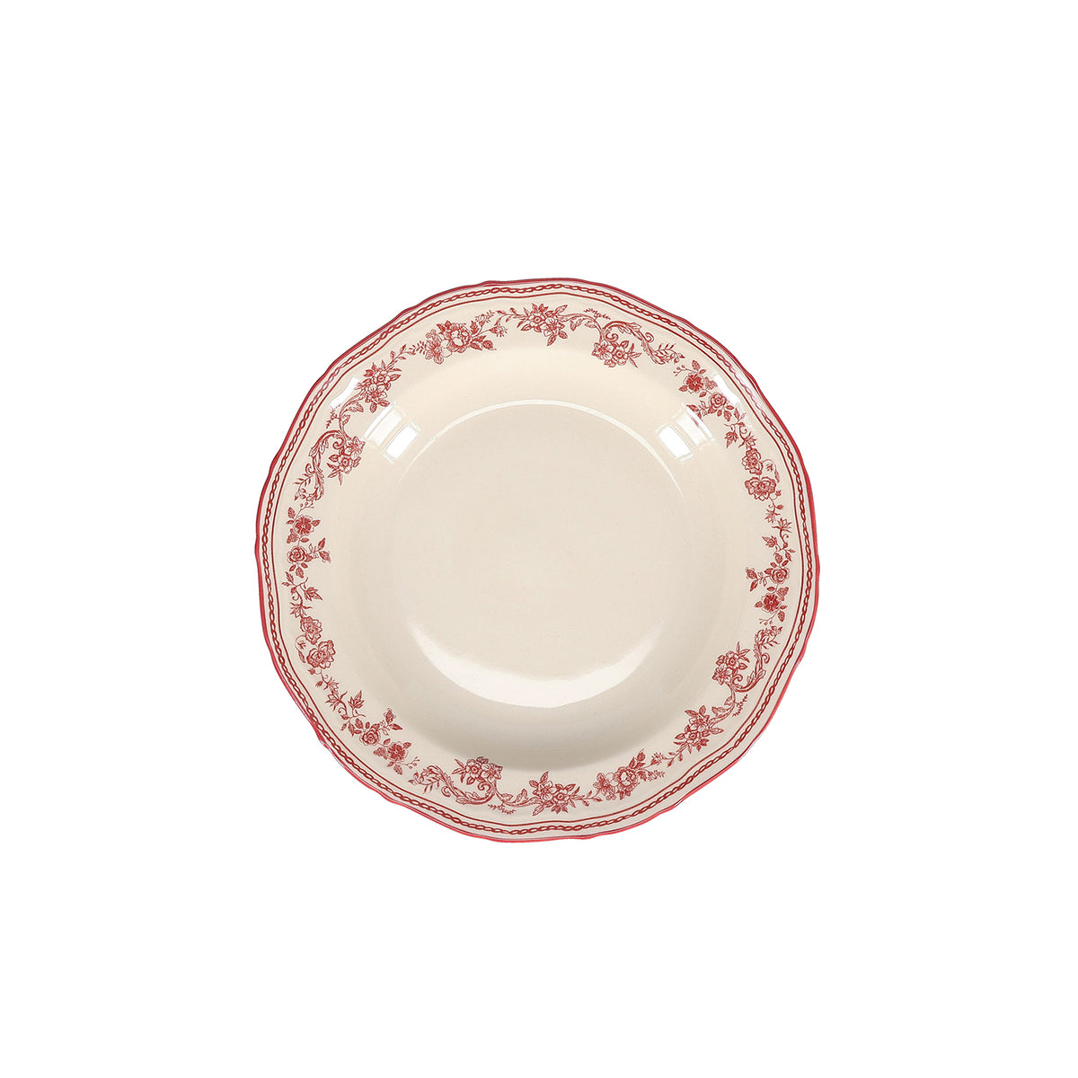 S|P Collection Tiefer Teller 23/17 x H4 cm, burgunderrot, Cyril – 4er-Set – Produktansicht 3