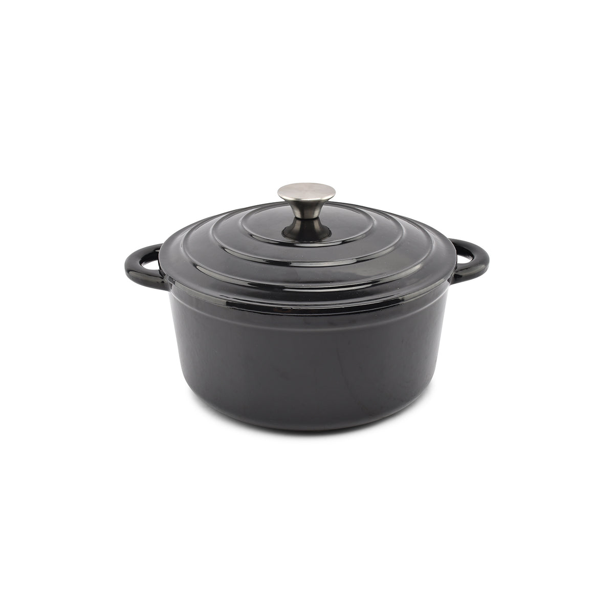 Salt & Pepper Kochtopf 26 cm Gusseisen schwarz Ferno – Produktansicht 3