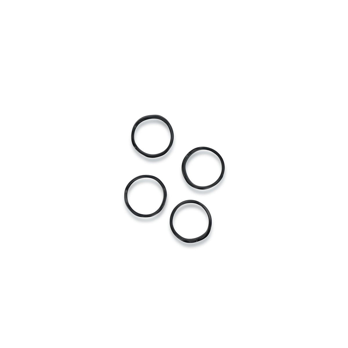 S|P Collection Serviettenring 4,5 cm Organic schwarz Charm – 4er-Set – Produktansicht 3