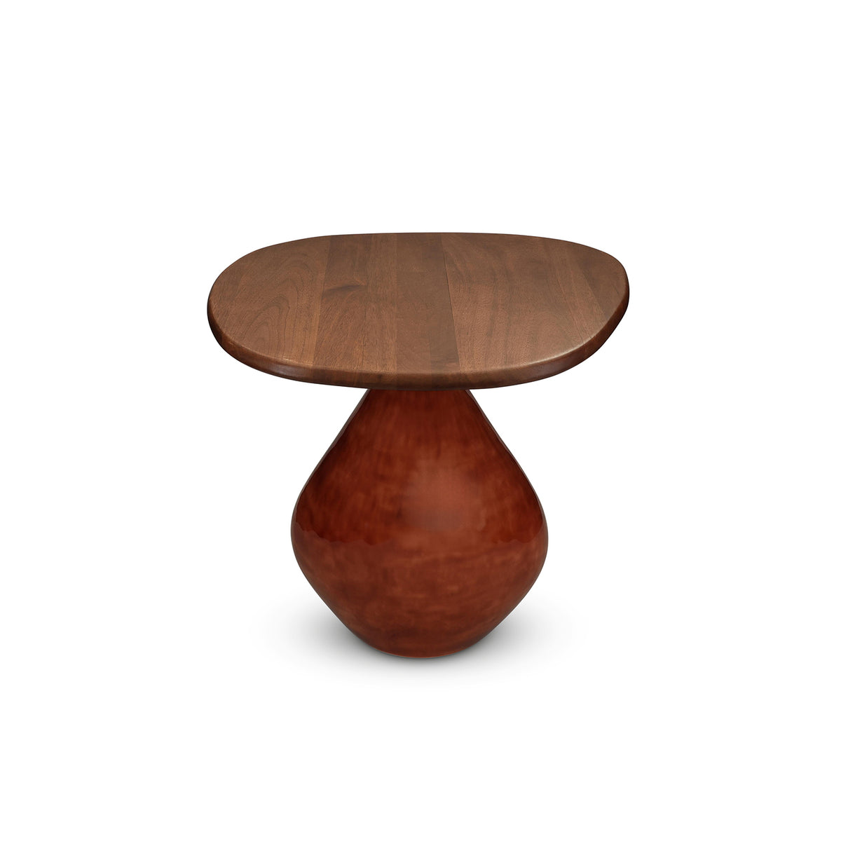 S|P Collection Beistelltisch 41x36xH40cm mit Holzplatte, Lehmrot, Mio – Produktansicht 1