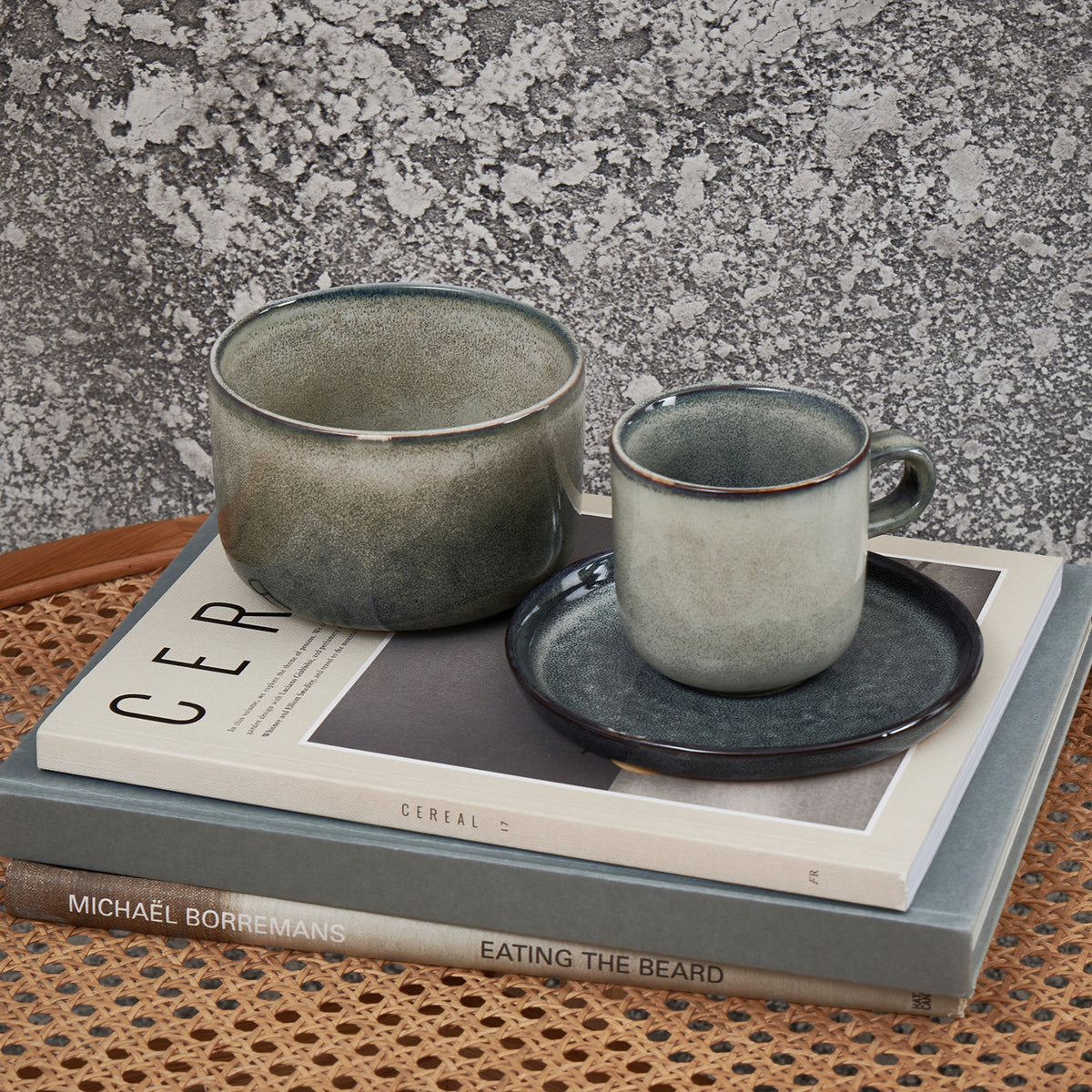 Salt & Pepper Becher 24 cl grün/blau Meridian – 4er-Set – Produktansicht 4