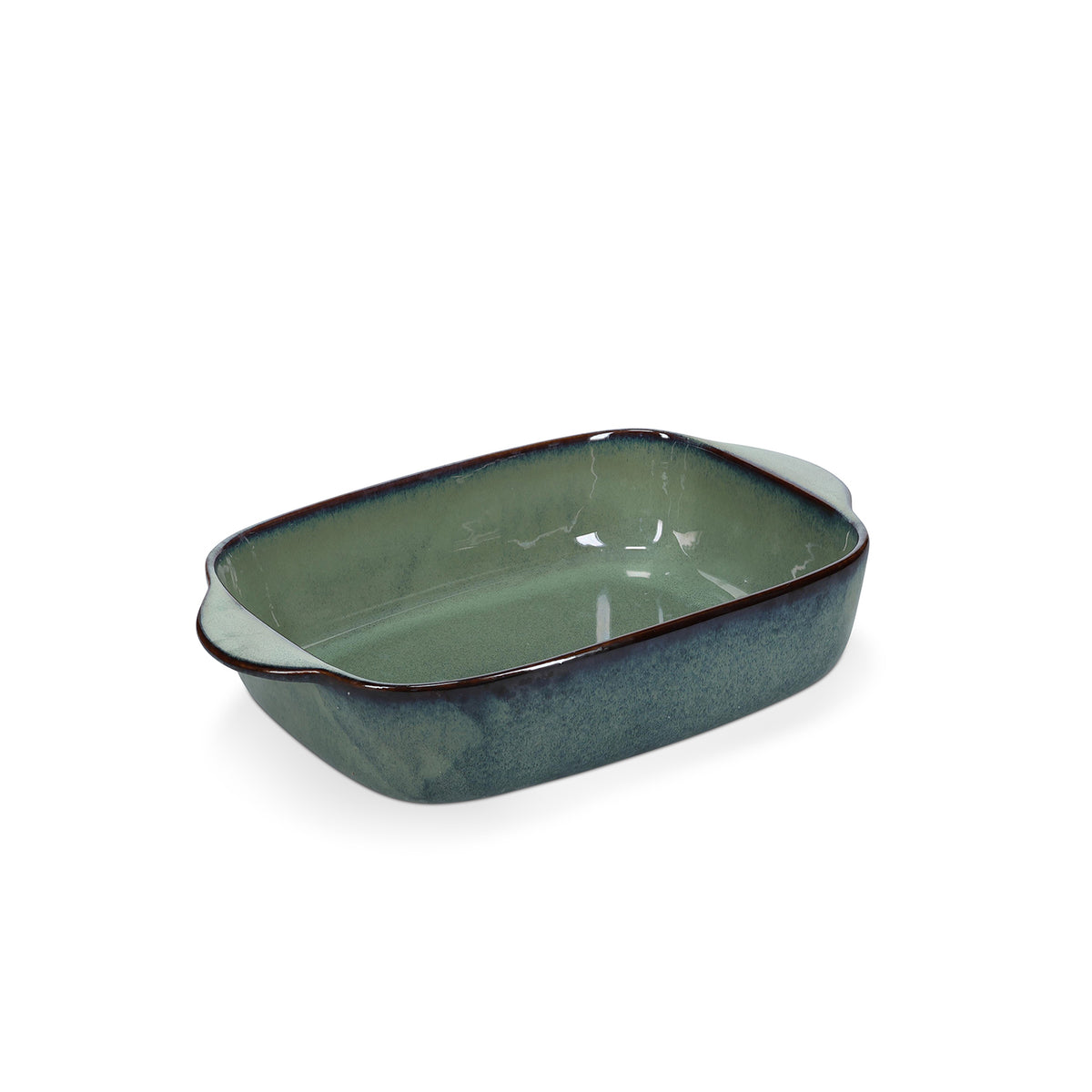 Salt & Pepper Auflaufform 32/25,5x20,5xH7 cm grün/blau Meridian – Produktansicht 1