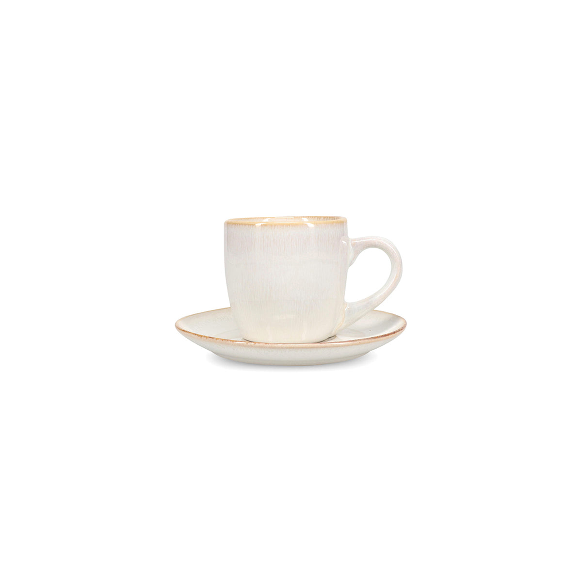 Salt & Pepper Artisan-Tasse, 22 cl, weiß – 4er-Set – Produktansicht 2