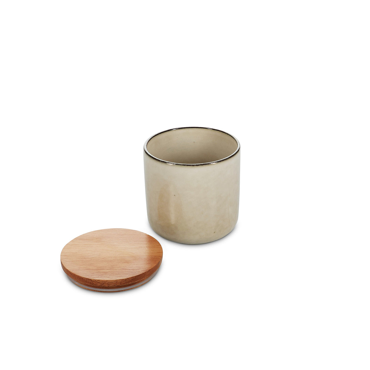 Salt & Pepper Vorratsdose Ø12 x H12 cm, elfenbein, Meridian – Produktansicht 3