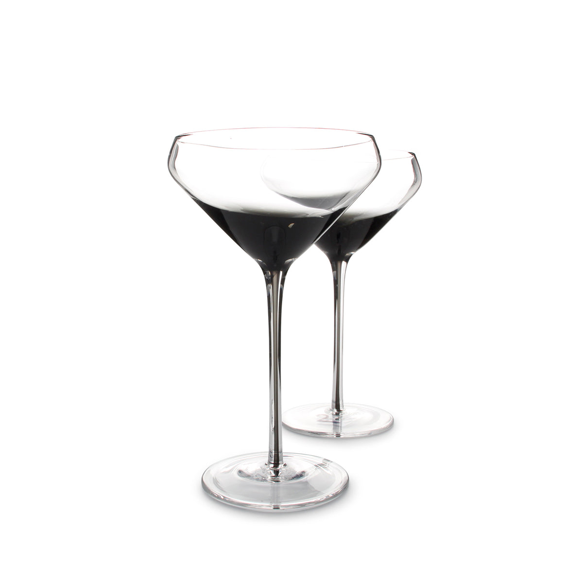 S|P Collection Cocktailglas 30 cl, rauchfarben, Secrets – 2er-Set – Produktansicht 2