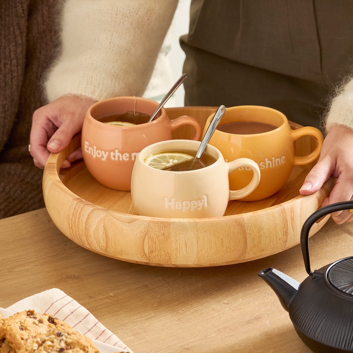 Salt & Pepper Becher 42 cl „Hello sunshine“ orange Muggies – Produktansicht 5