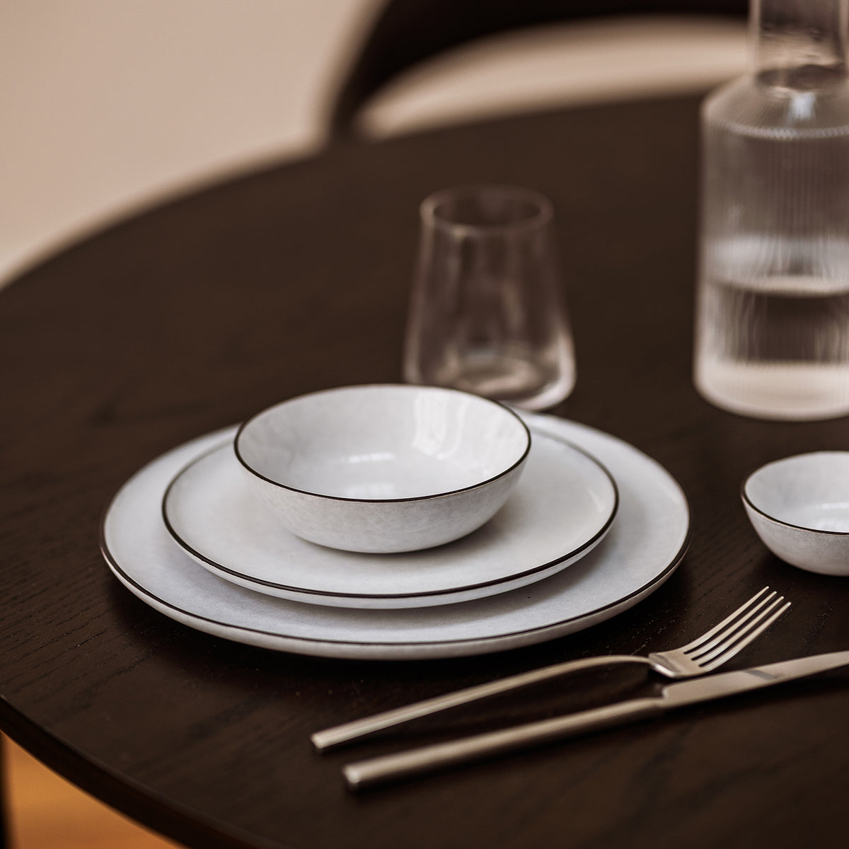 S|P Collection Teller 20 cm weiß Fina – 4er-Set – Produktansicht 5