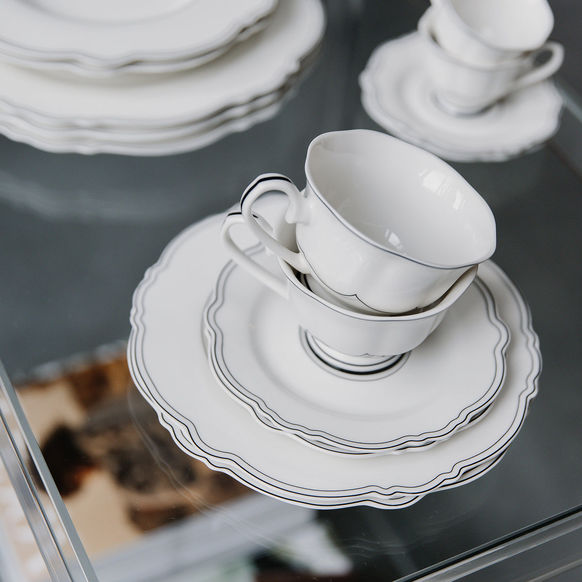 S|P Collection Tasse 19 cl und Untertasse Odette - 2-teiliges Set – Produktansicht 7