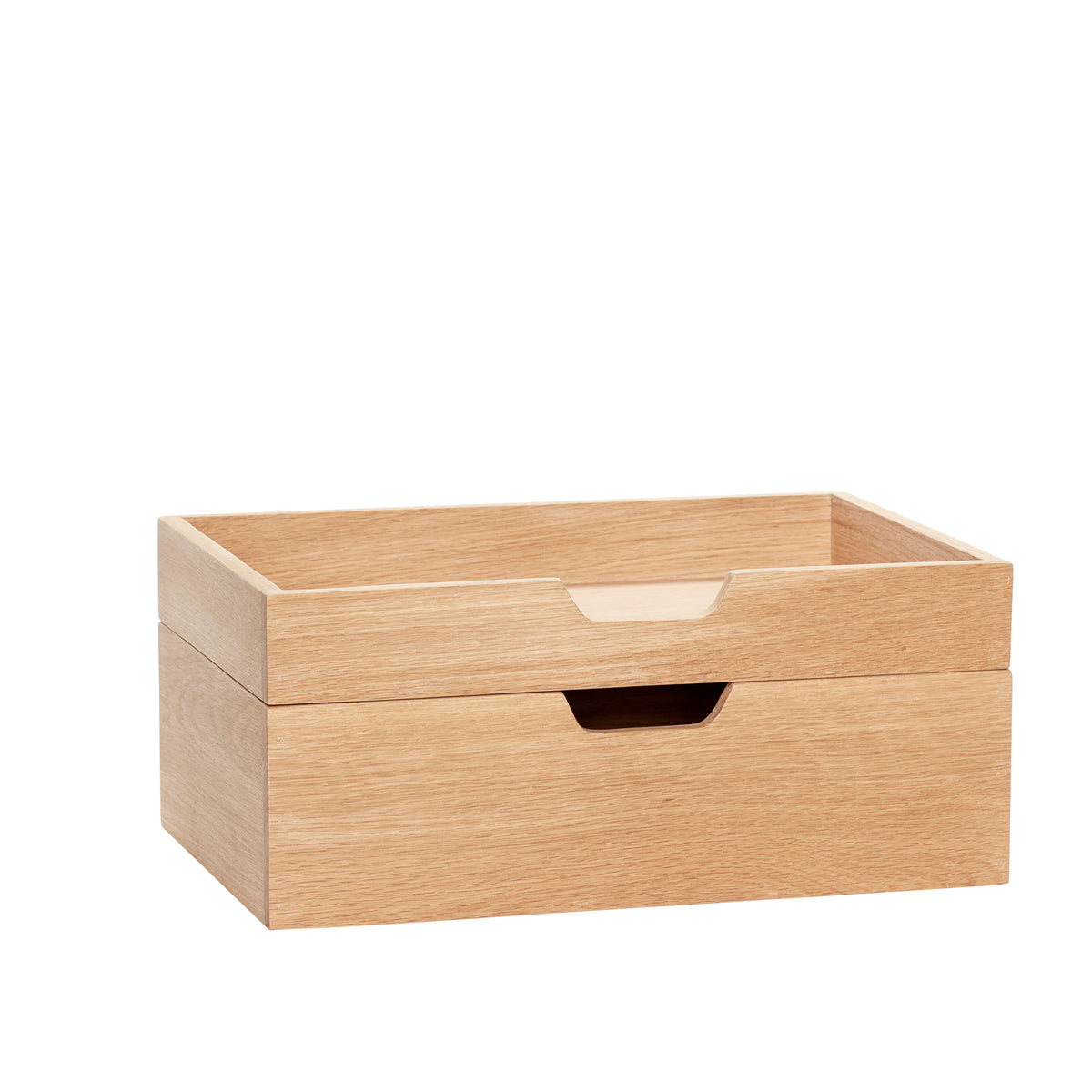 PolsterOase Möbel – Note Aufbewahrungsboxen aus Eichenholz, 2er, Set – Ansicht 2