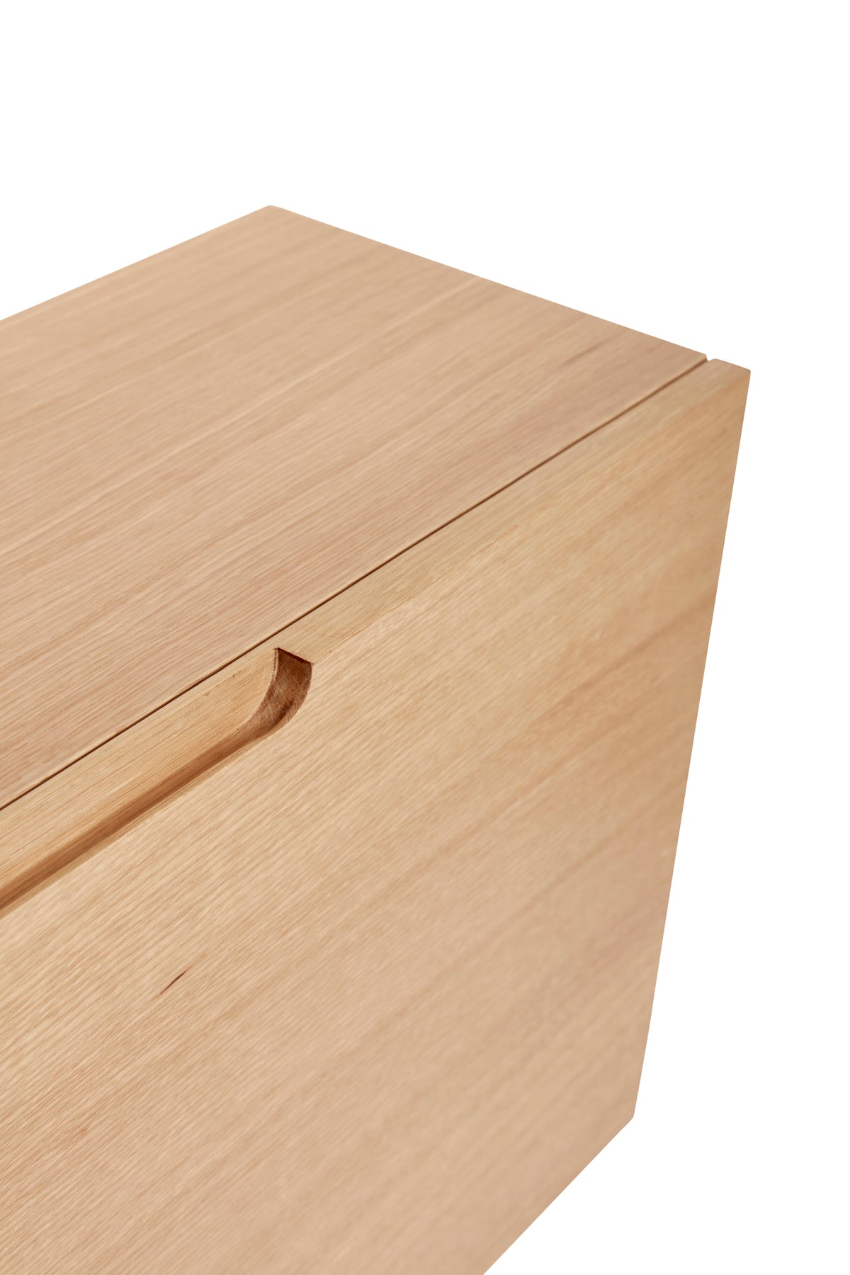 Collect Schuhschrank aus Eichenholz, Natur, 100 cm