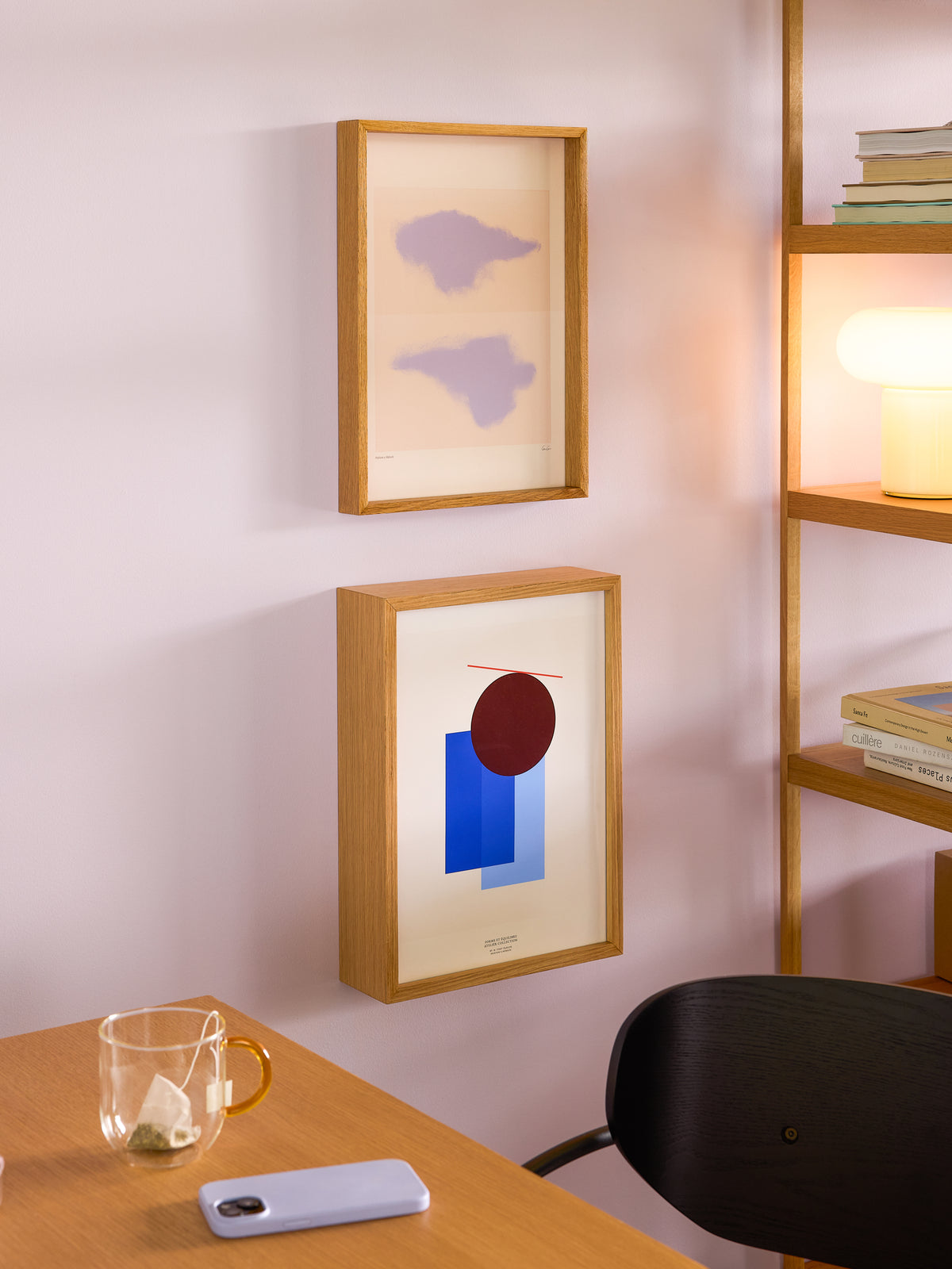 PolsterOase Möbel – Hello Bilderrahmen aus Eichenholz und Plexiglas, 29, 7 × 42 cm – Ansicht 7