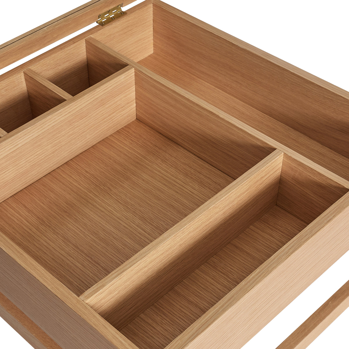 Glitz Couchtisch aus Holz und Glas
